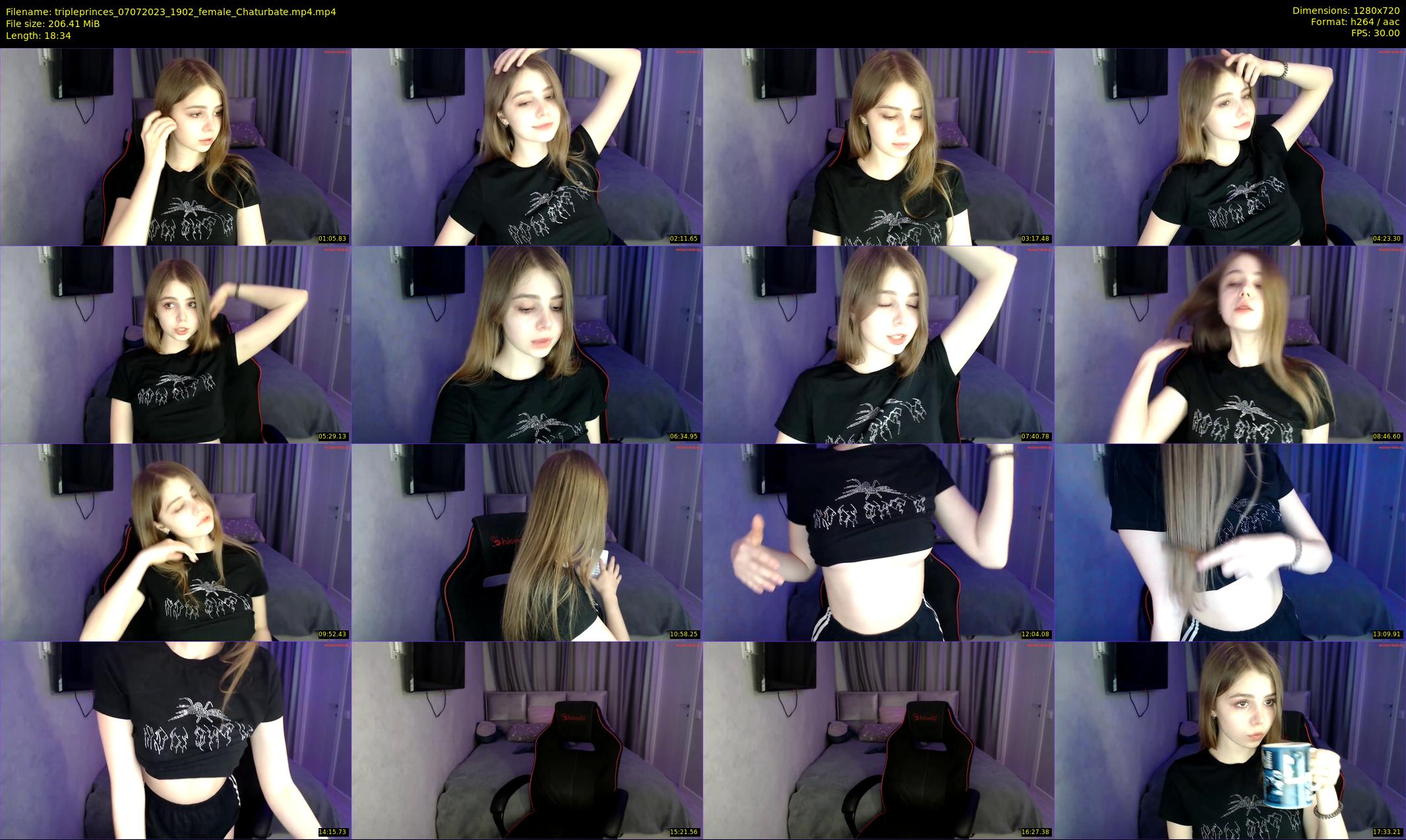 tripleprinces — 19 minute Chaturbate female cam show recording, 720p, Jul 7, 2023