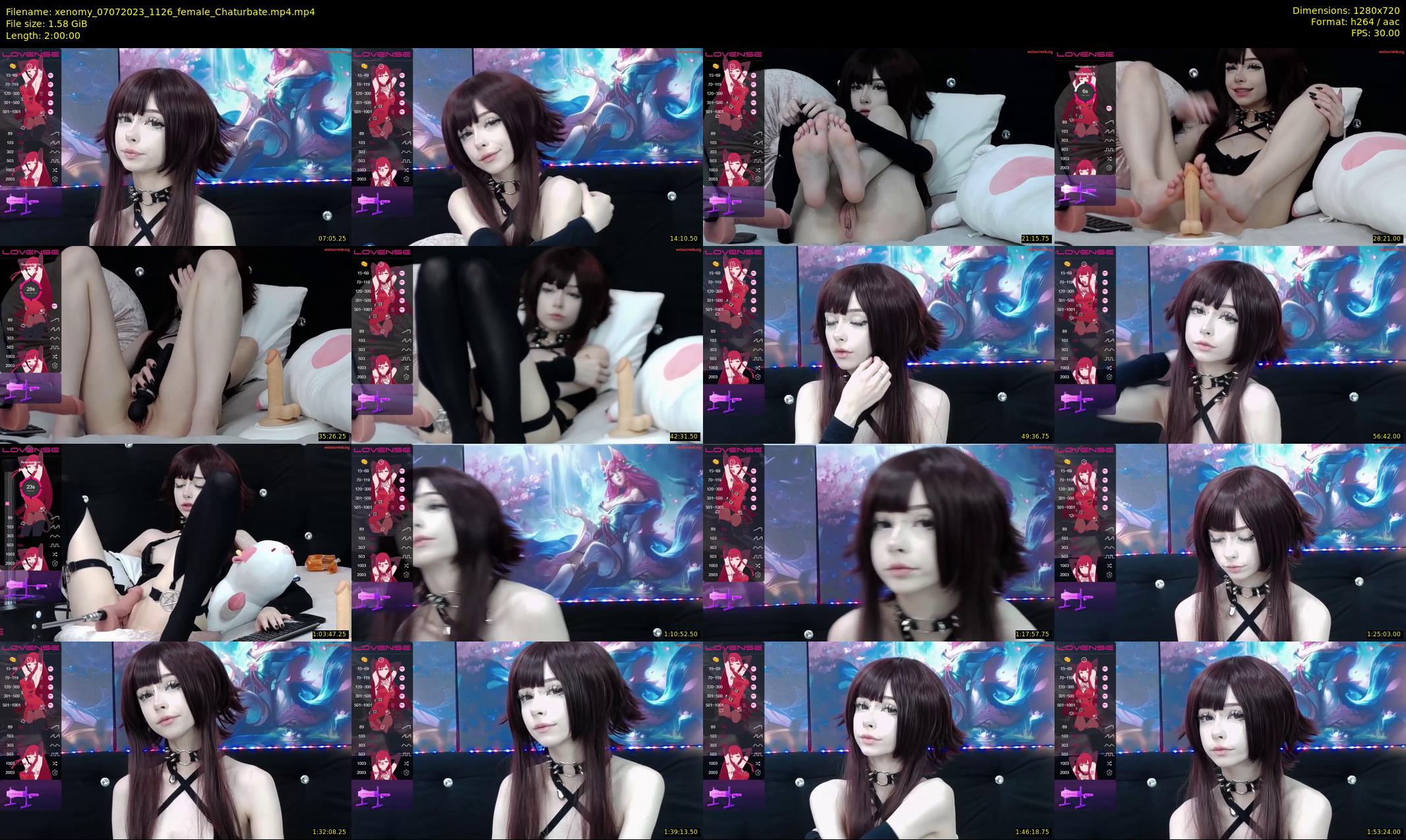 xenomy — 120 minute Chaturbate female cam show recording, 720p, Jul 7, 2023