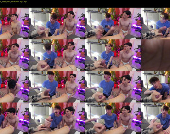 2gays_1straight — 8 minute Chaturbate male cam show recording, 720p, Jul 8, 2023