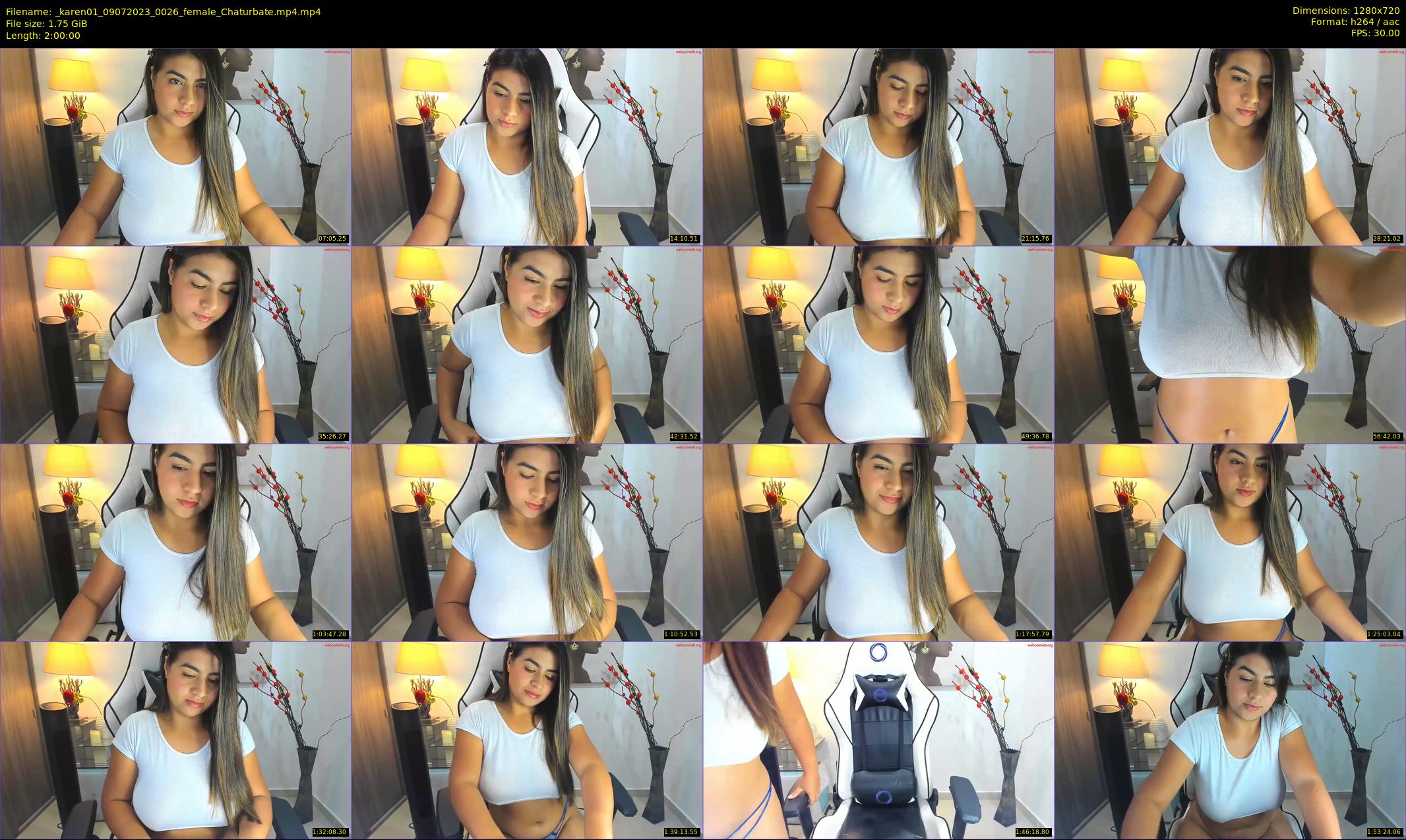 _karen01 — 120 minute Chaturbate female cam show recording, 720p, Jul 9, 2023