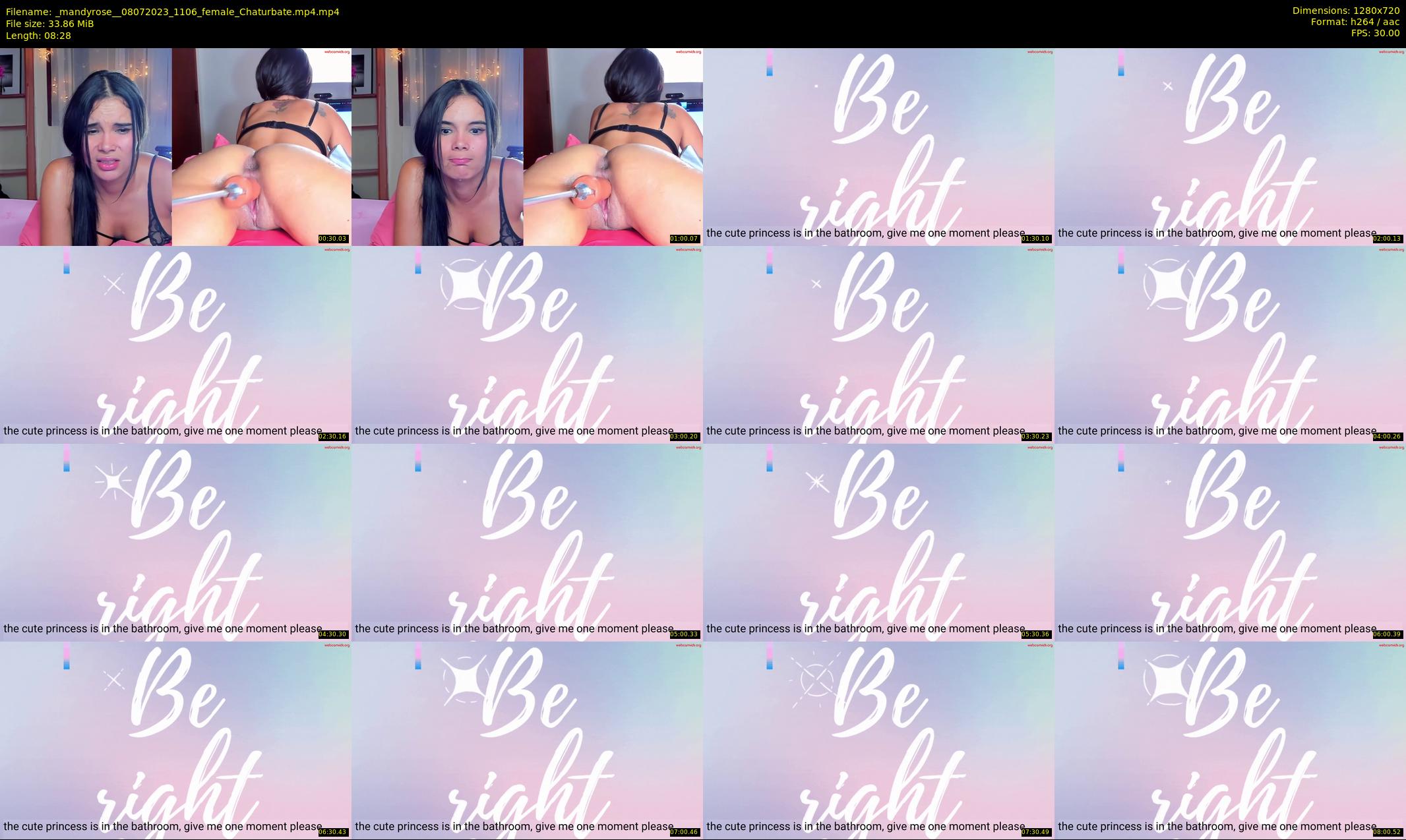 _mandyrose_ — 9 minute Chaturbate female cam show recording, 720p, Jul 8, 2023