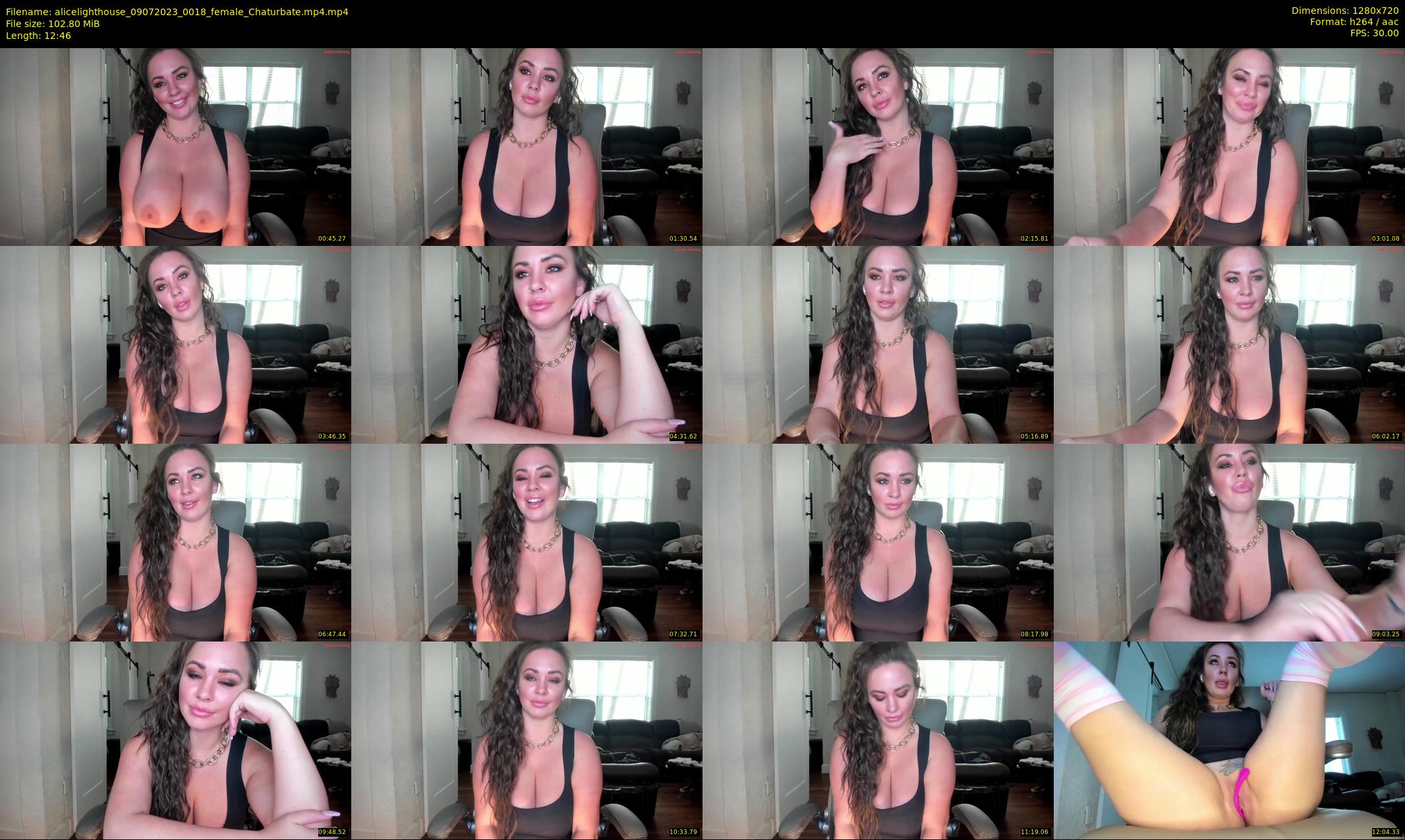 alicelighthouse — 13 minute Chaturbate female cam show recording, 720p, Jul 9, 2023