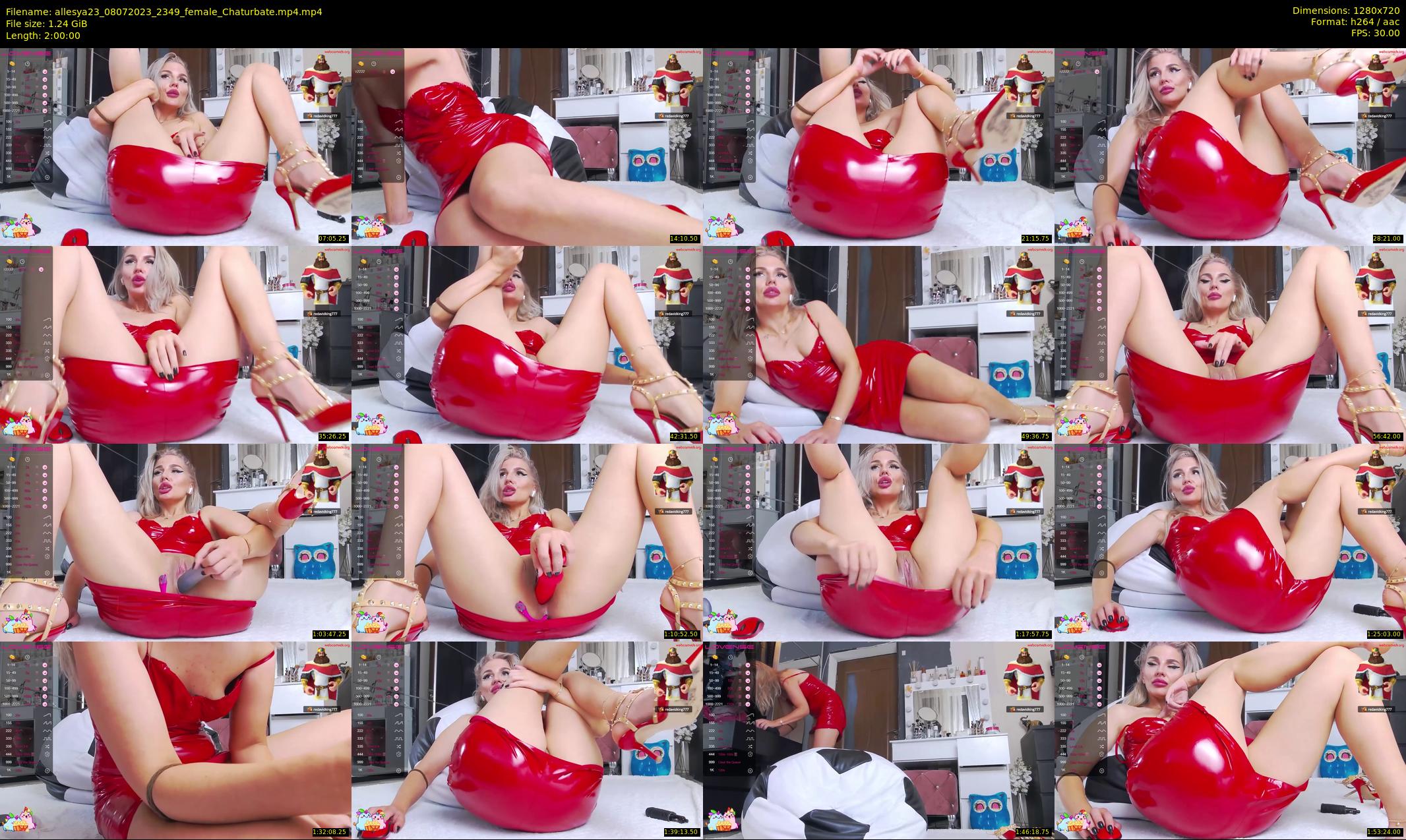 allesya23 — 120 minute Chaturbate female cam show recording, 720p, Jul 8, 2023