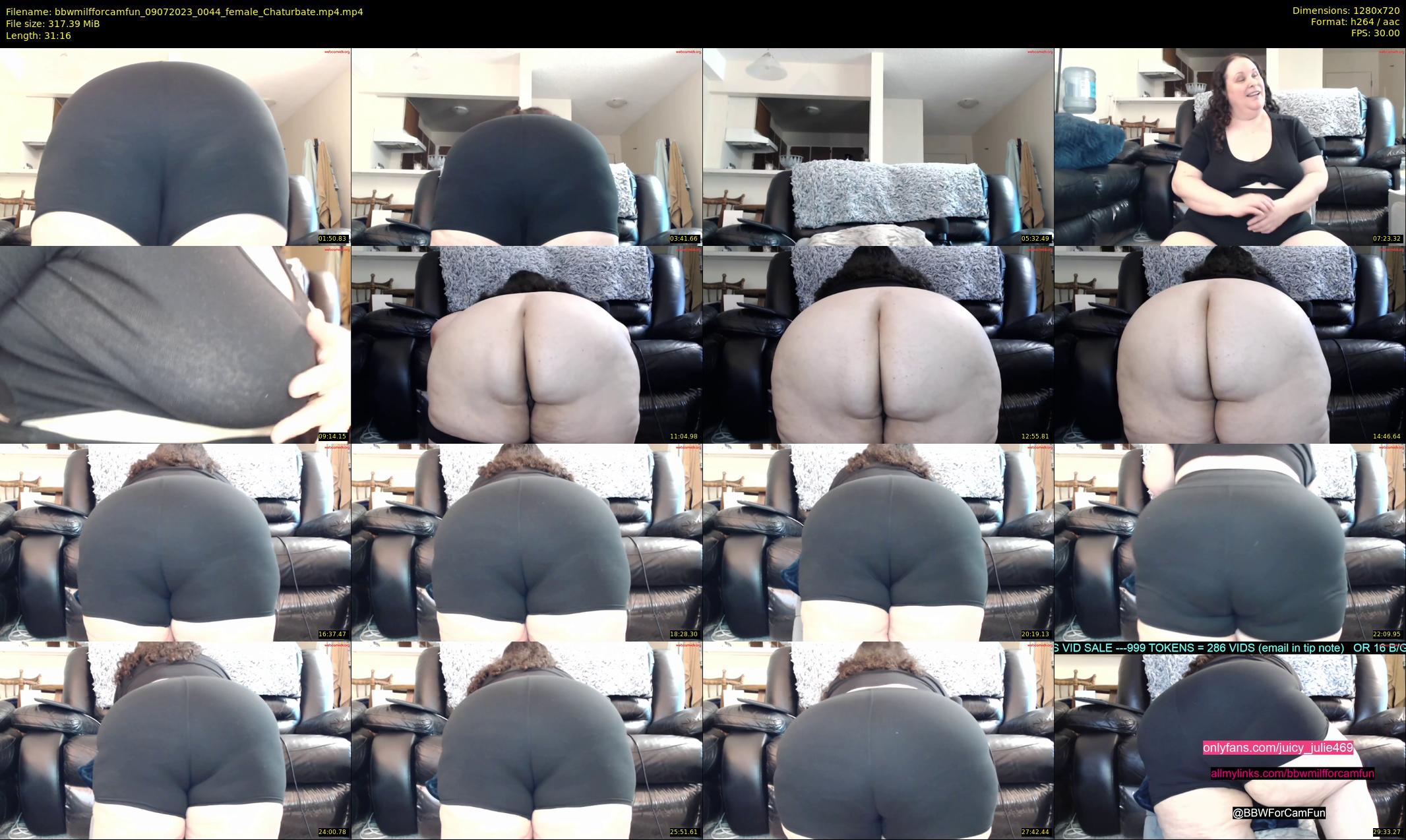 bbwmilfforcamfun — 32 minute Chaturbate female cam show recording, 720p, Jul 9, 2023