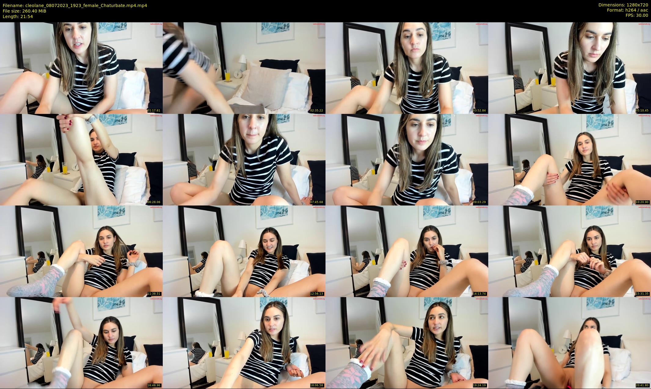 cleolane — 22 minute Chaturbate female cam show recording, 720p, Jul 8, 2023