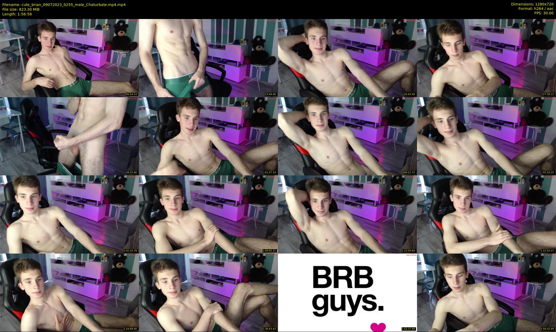 cute_brian — 117 minute Chaturbate male cam show recording, 720p, Jul 9, 2023