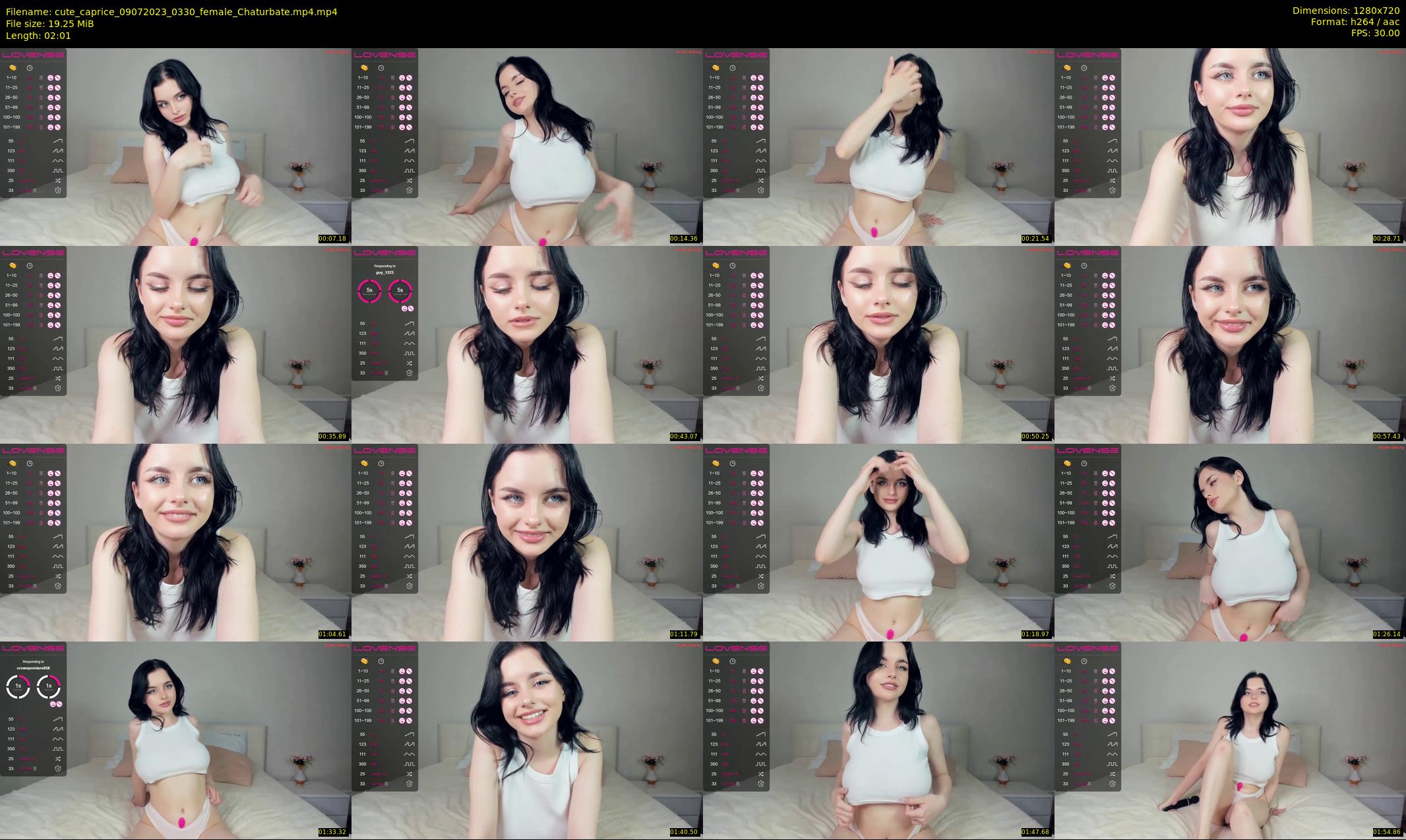 cute_caprice — 3 minute Chaturbate female cam show recording, 720p, Jul 9, 2023