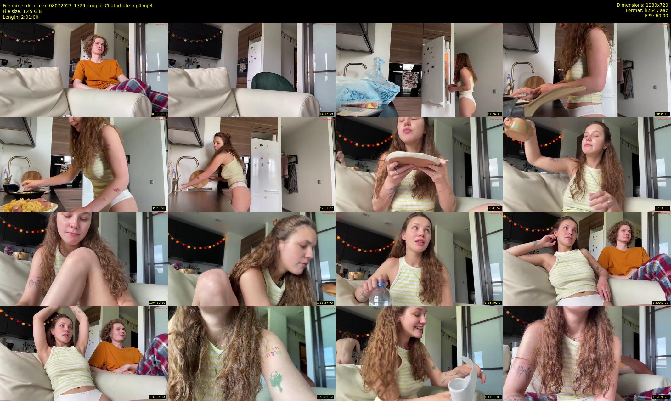 di_n_alex — 121 minute Chaturbate couple cam show recording, 720p, Jul 8, 2023