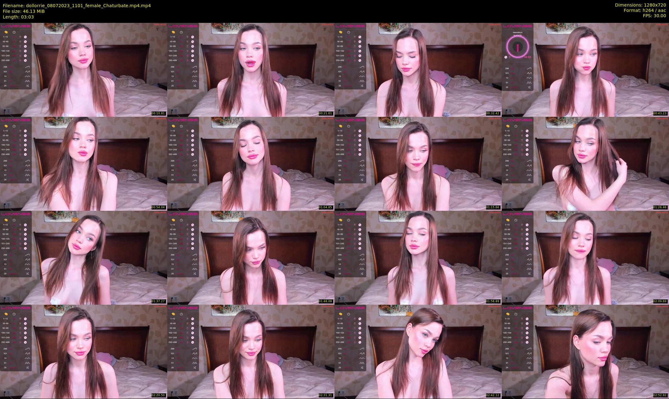 dollorrie — 4 minute Chaturbate couple cam show recording, 720p, Jul 8, 2023