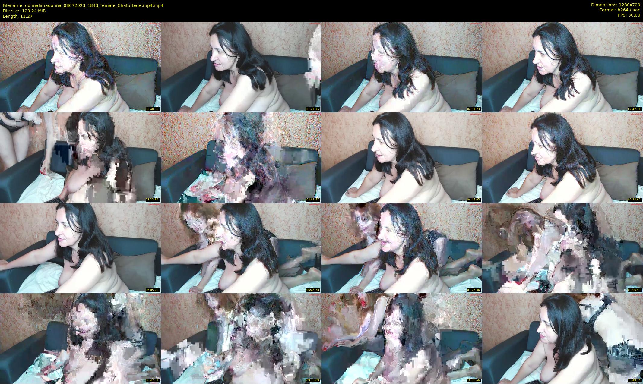 donnalimadonna — 12 minute Chaturbate female cam show recording, 720p, Jul 8, 2023