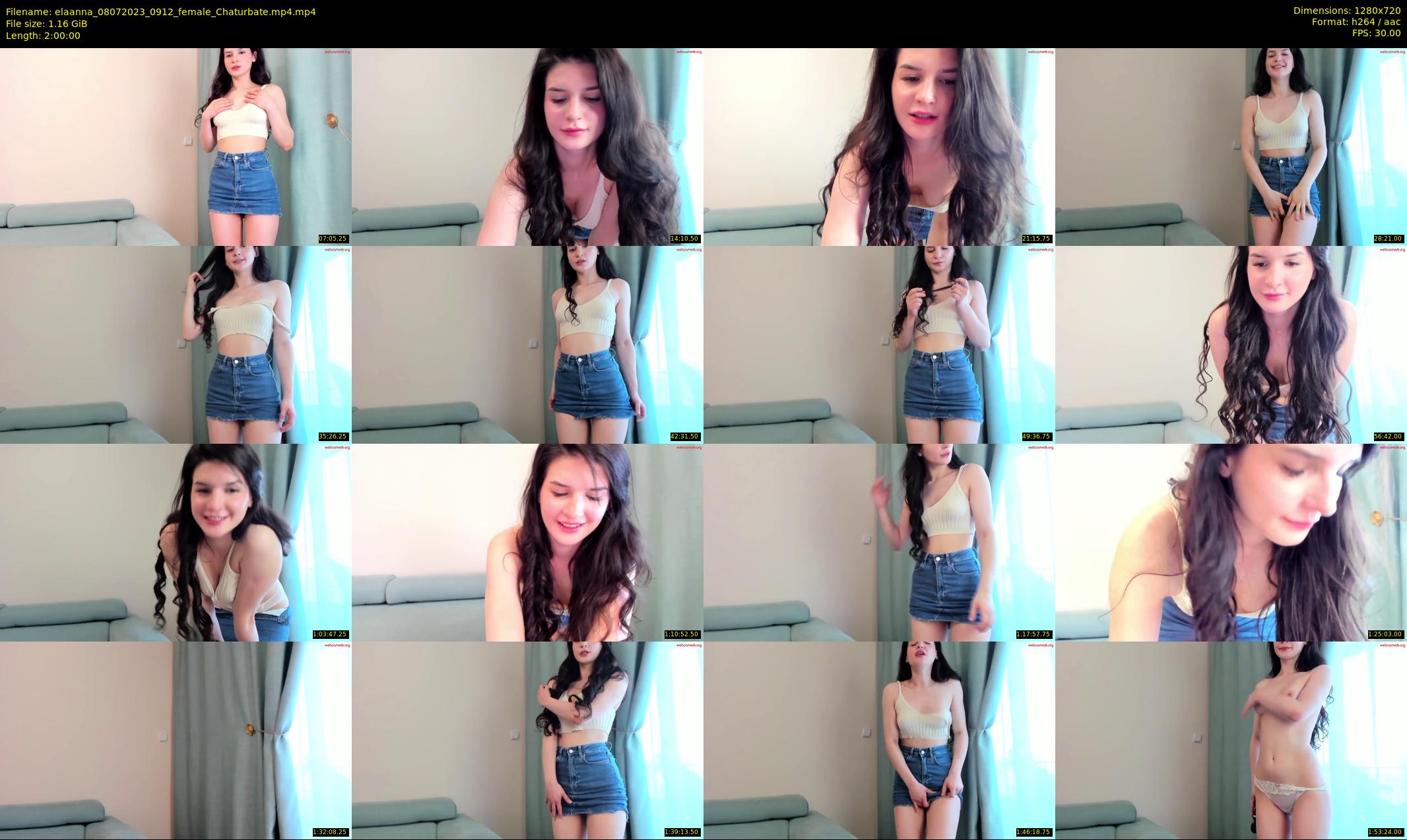 elaanna — 120 minute Chaturbate female cam show recording, 720p, Jul 8, 2023