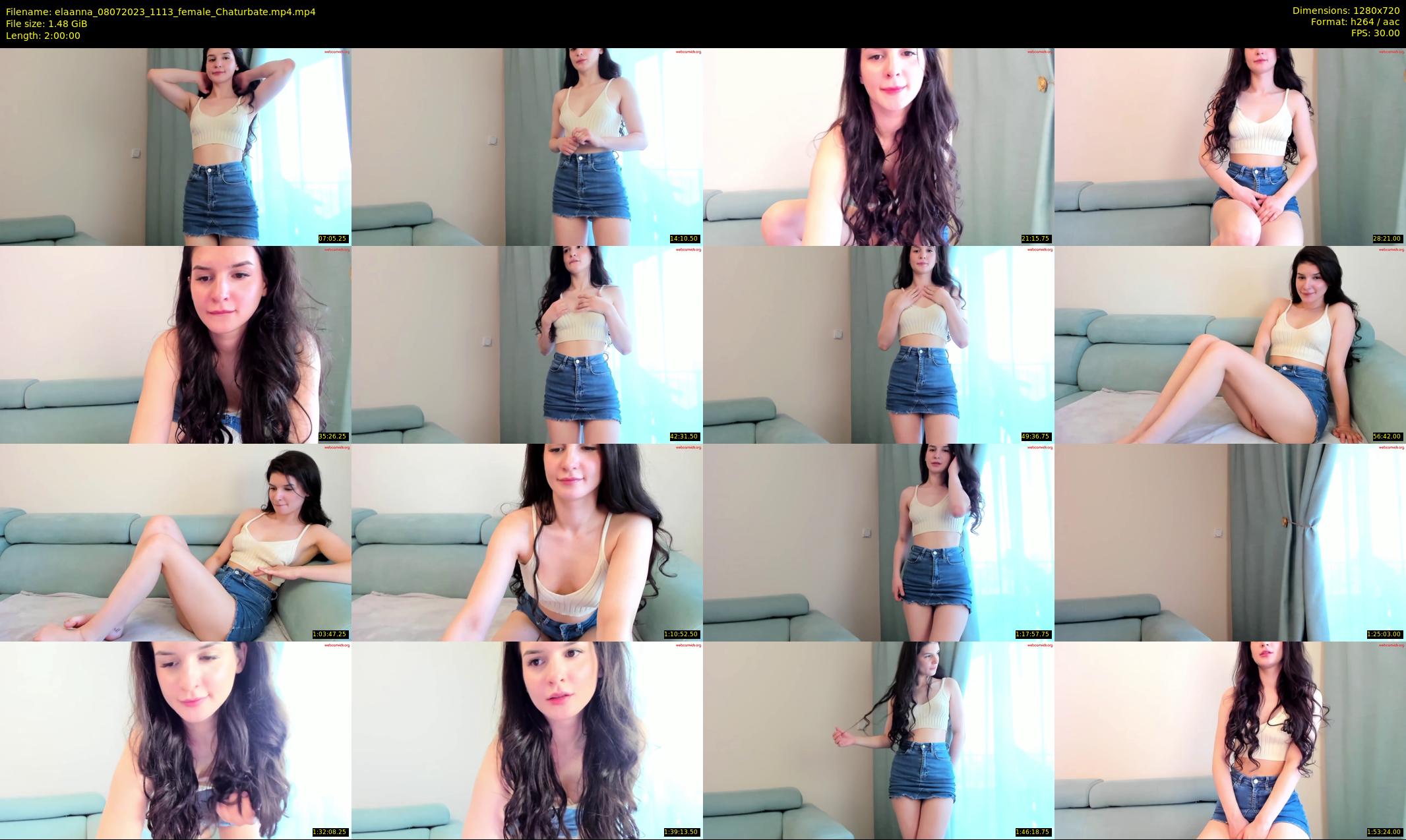 elaanna — 120 minute Chaturbate female cam show recording, 720p, Jul 8, 2023