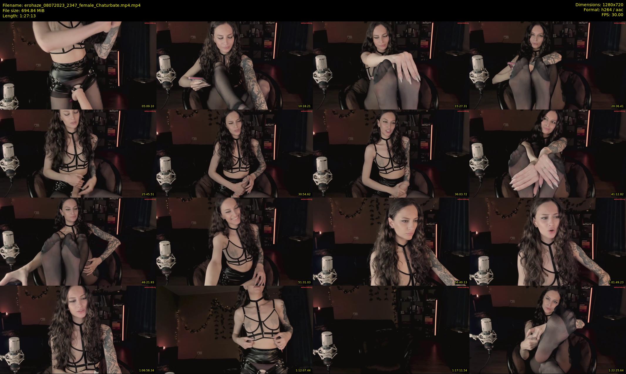 erohaze — 88 minute Chaturbate female cam show recording, 720p, Jul 8, 2023