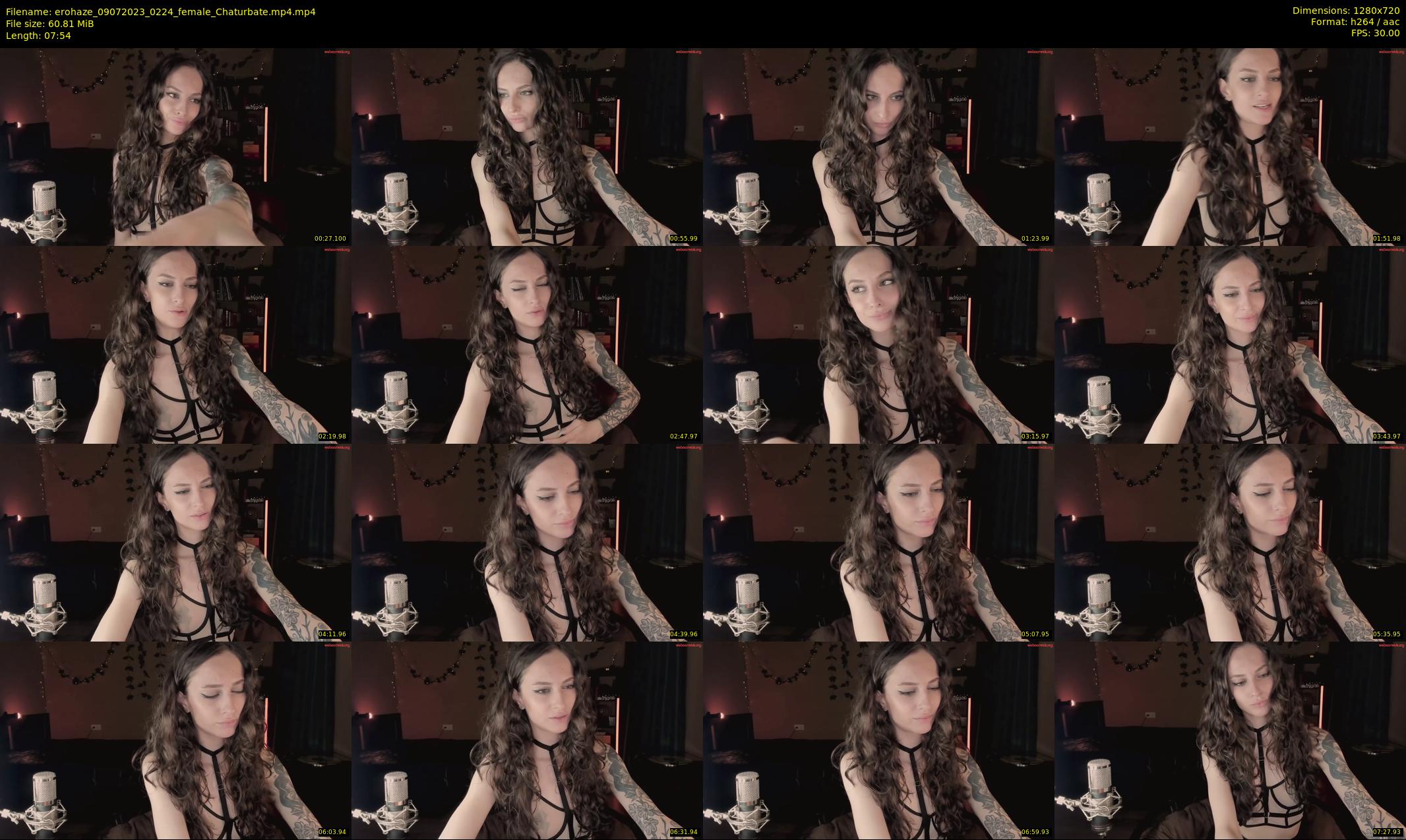 erohaze — 8 minute Chaturbate female cam show recording, 720p, Jul 9, 2023