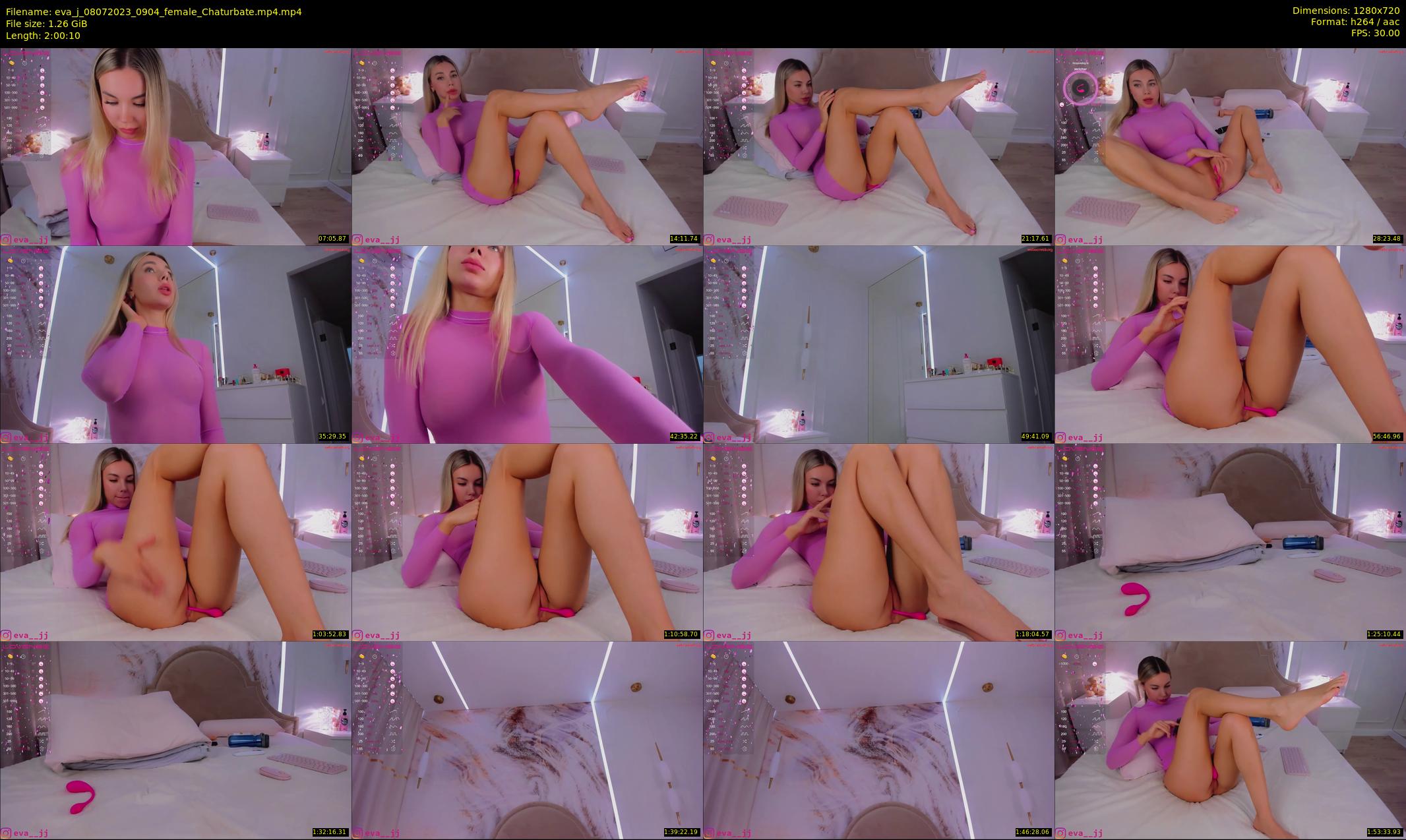 eva_j — 121 minute Chaturbate female cam show recording, 720p, Jul 8, 2023