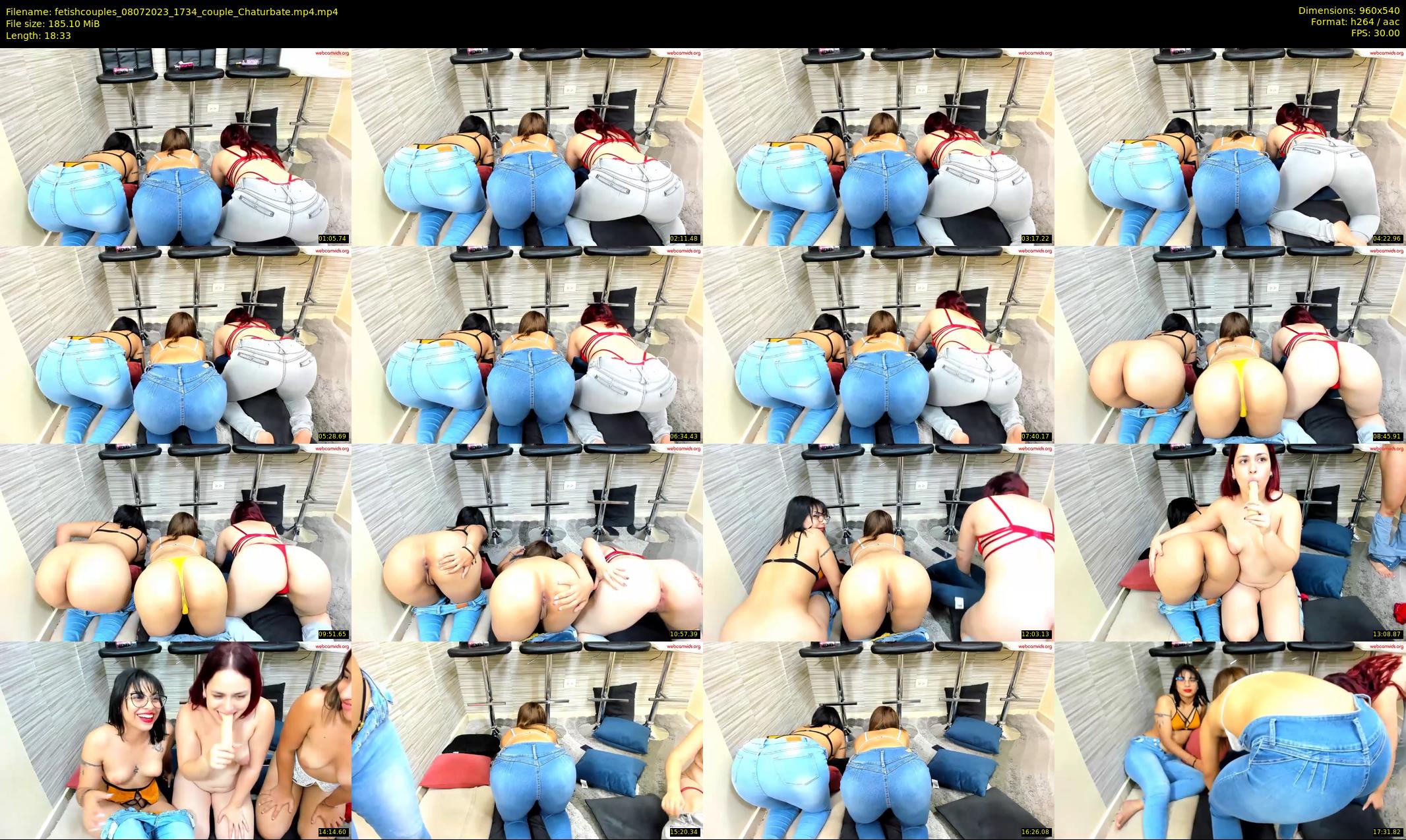 fetishcouples — 19 minute Chaturbate couple cam show recording, 480p, Jul 8, 2023