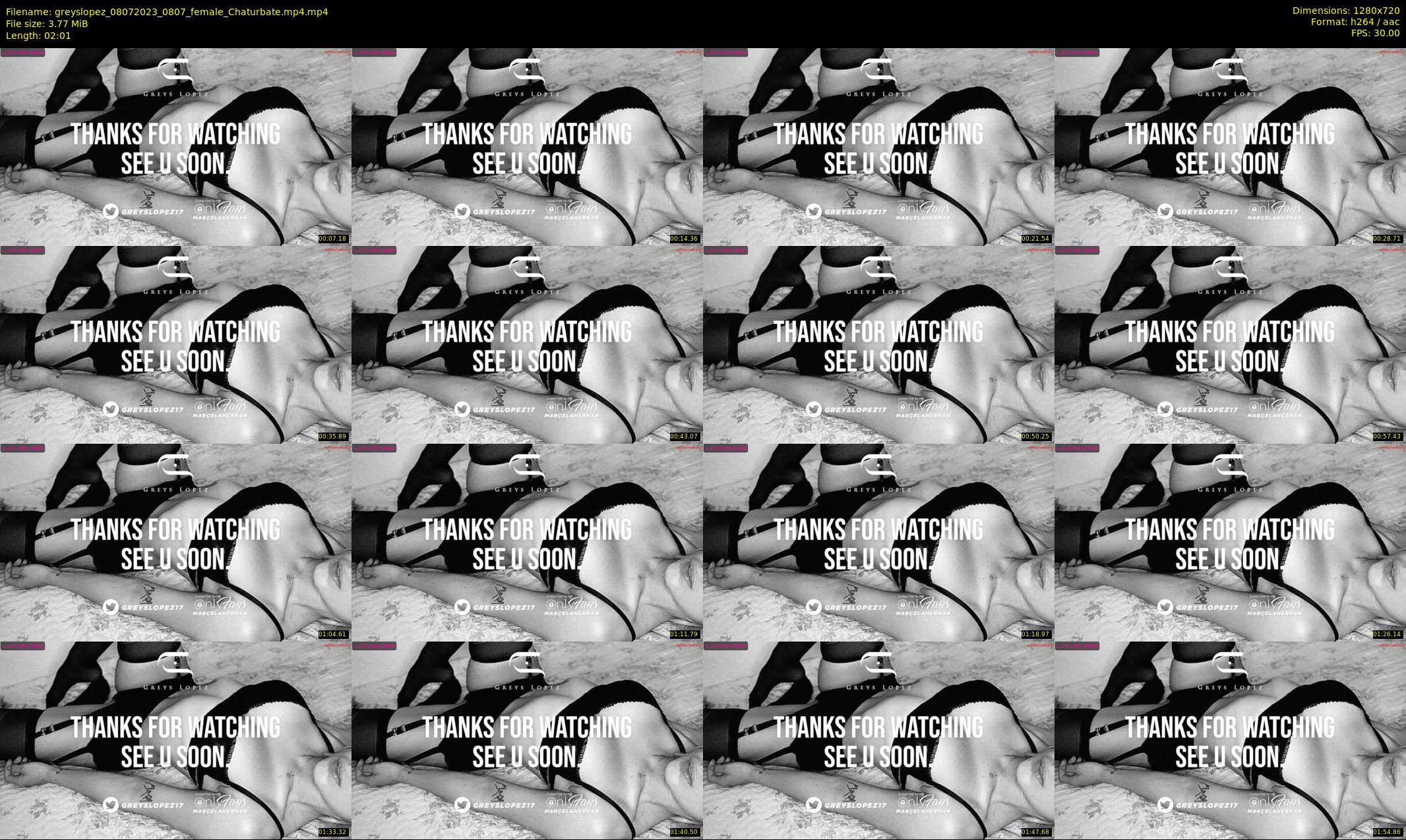 greyslopez — 3 minute Chaturbate female cam show recording, 720p, Jul 8, 2023