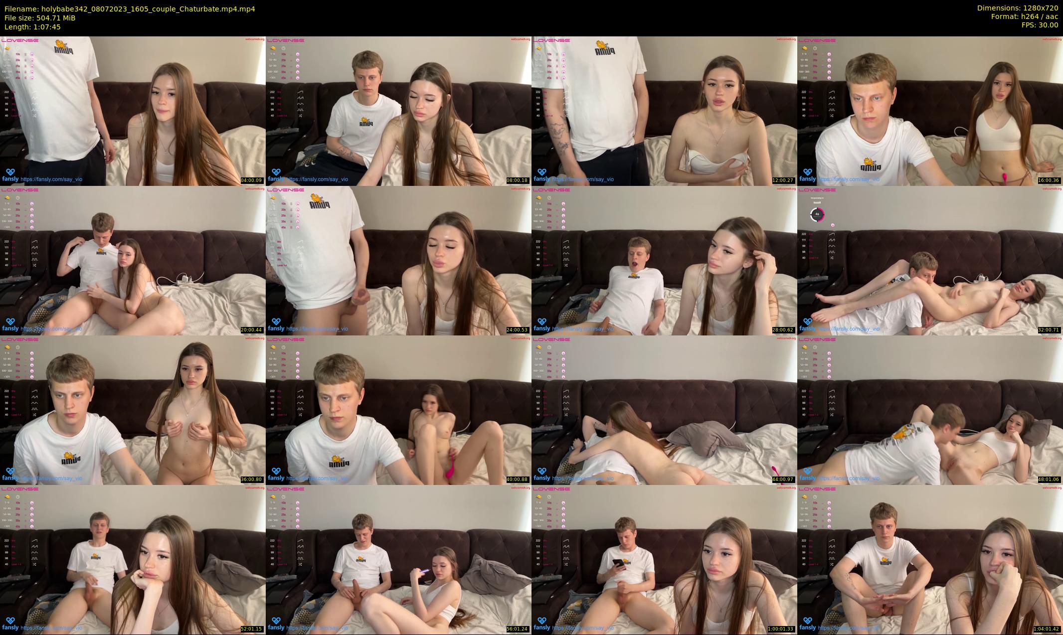 holybabe342 — 68 minute Chaturbate couple cam show recording, 720p, Jul 8, 2023