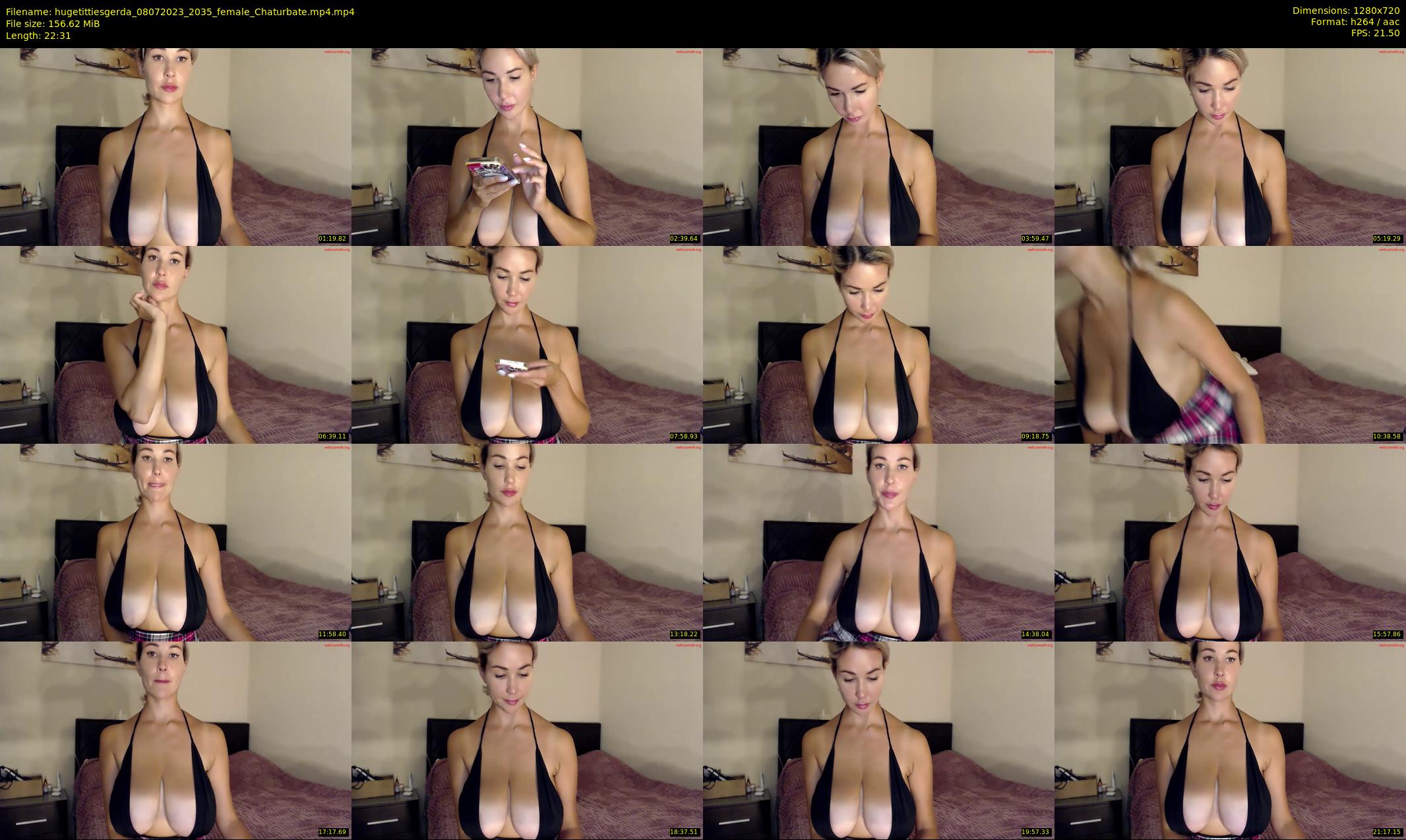 hugetittiesgerda — 23 minute Chaturbate female cam show recording, 720p, Jul 8, 2023