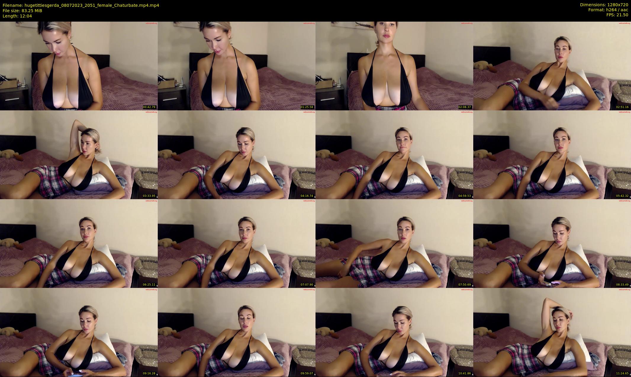 hugetittiesgerda — 13 minute Chaturbate female cam show recording, 720p, Jul 8, 2023