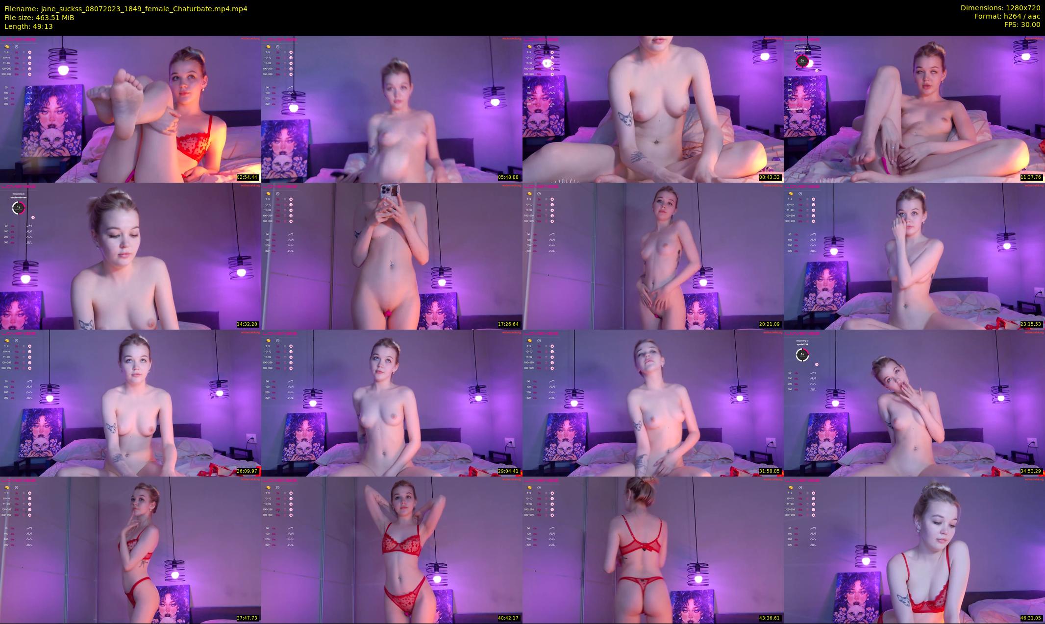jane_suckss — 50 minute Chaturbate female cam show recording, 720p, Jul 8, 2023