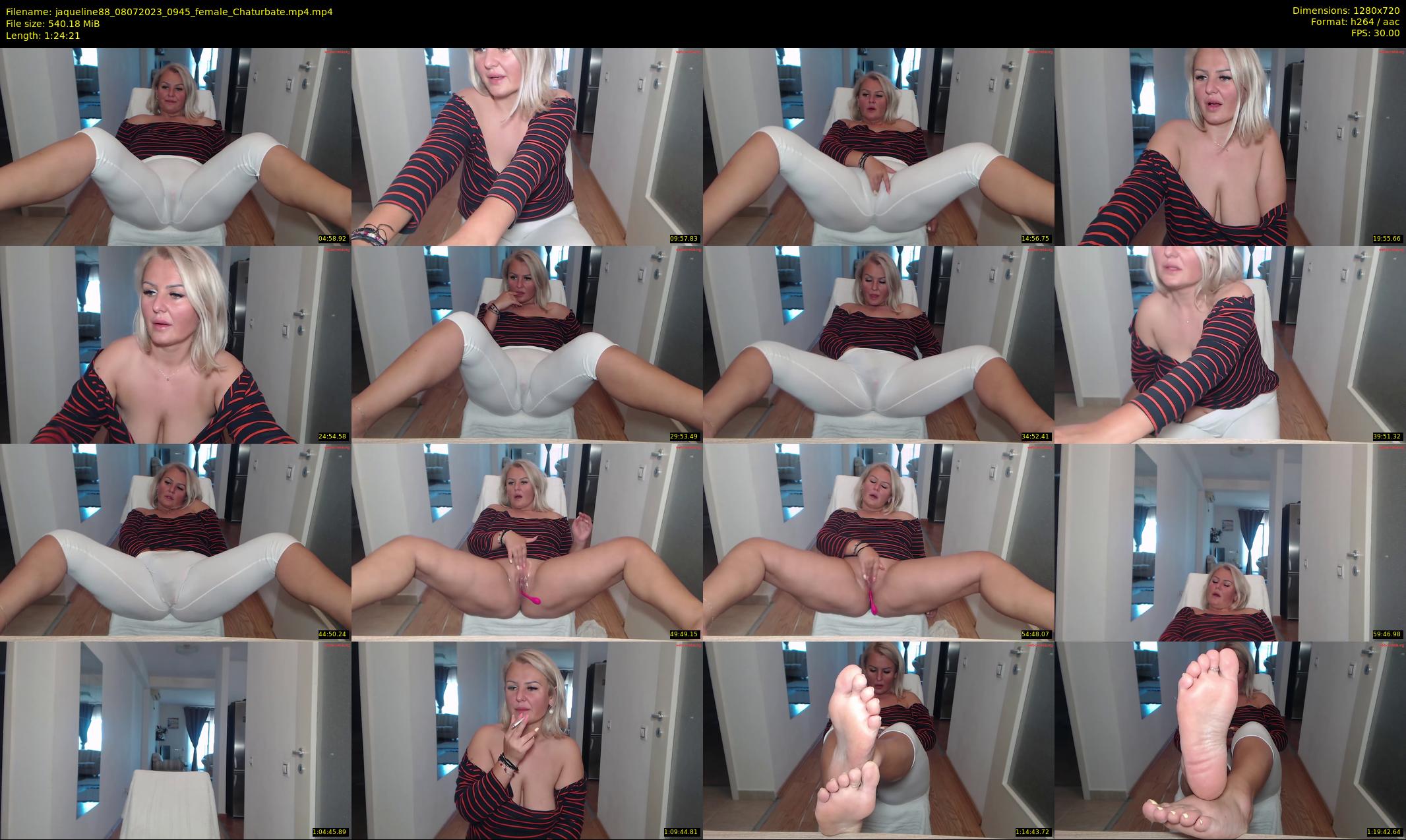 jaqueline88 — 85 minute Chaturbate female cam show recording, 720p, Jul 8, 2023