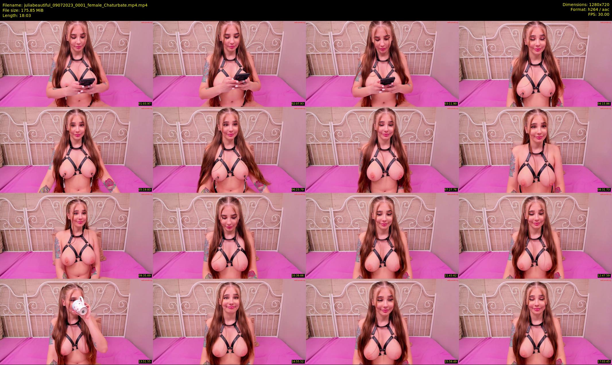 juliabeautiful — 19 minute Chaturbate female cam show recording, 720p, Jul 9, 2023