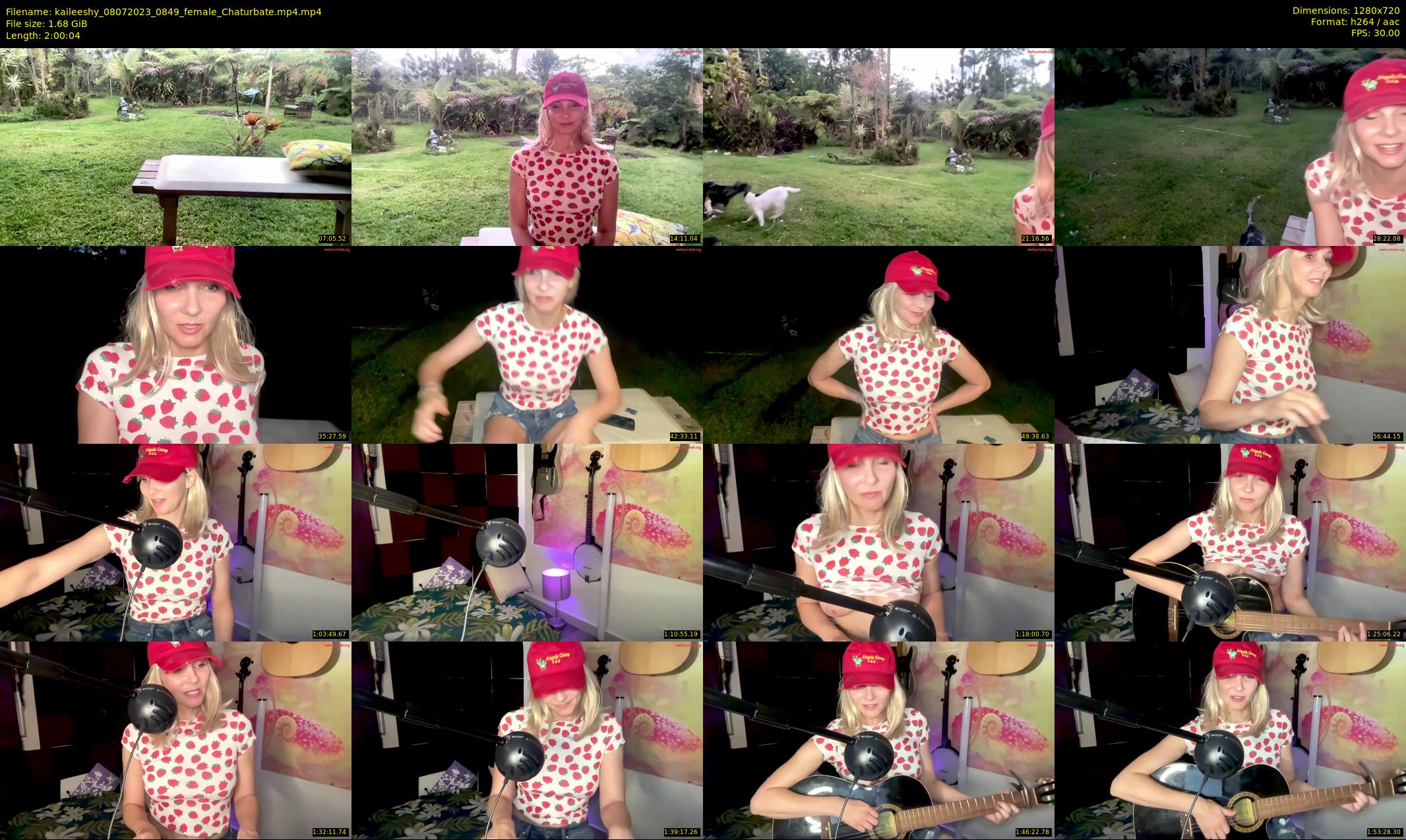 kaileeshy — 121 minute Chaturbate female cam show recording, 720p, Jul 8, 2023