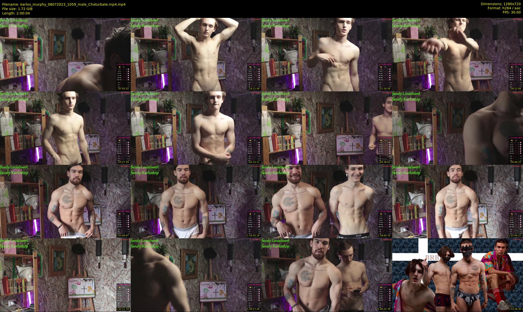 karlos_murphy — 121 minute Chaturbate male cam show recording, 720p, Jul 8, 2023