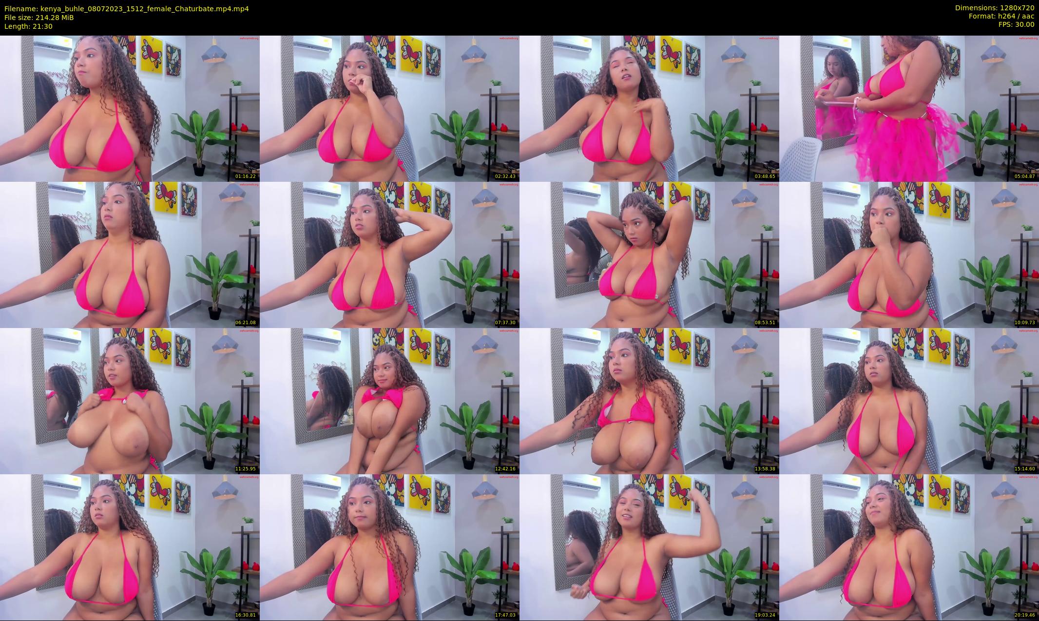 kenya_buhle — 22 minute Chaturbate female cam show recording, 720p, Jul 8, 2023