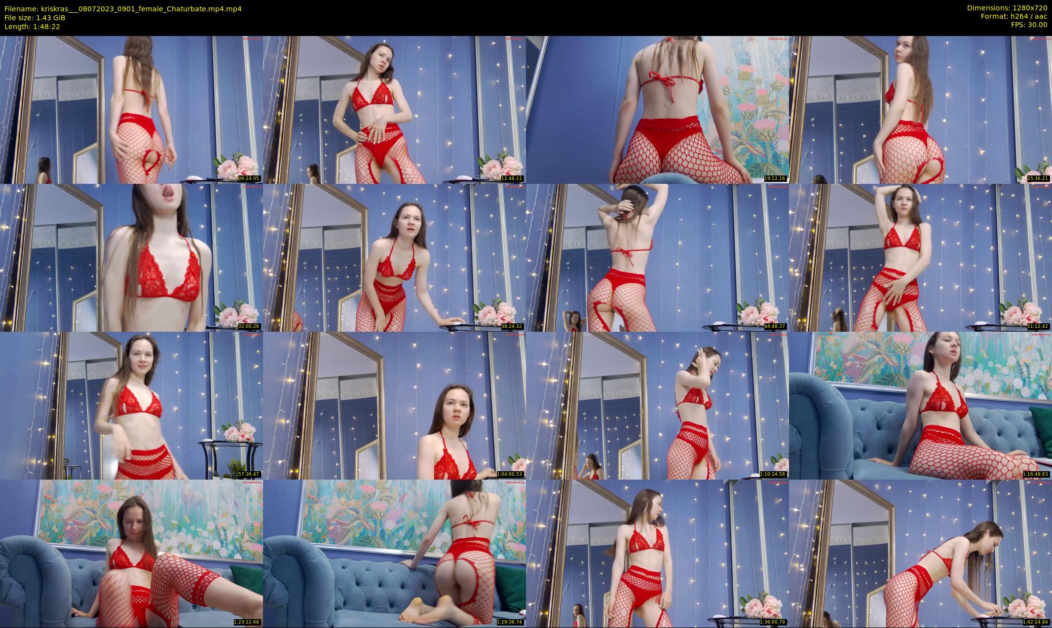 kriskras__ — 109 minute Chaturbate female cam show recording, 720p, Jul 8, 2023
