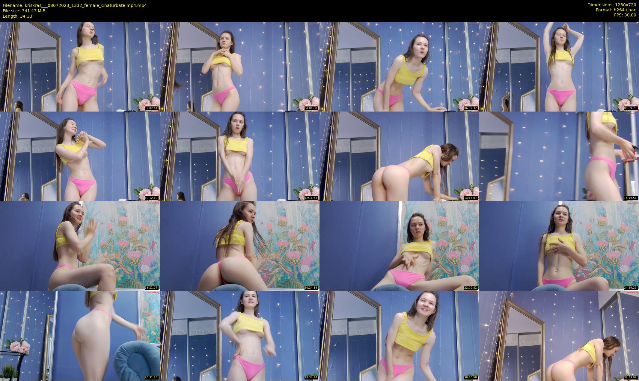 kriskras__ — 35 minute Chaturbate female cam show recording, 720p, Jul 8, 2023