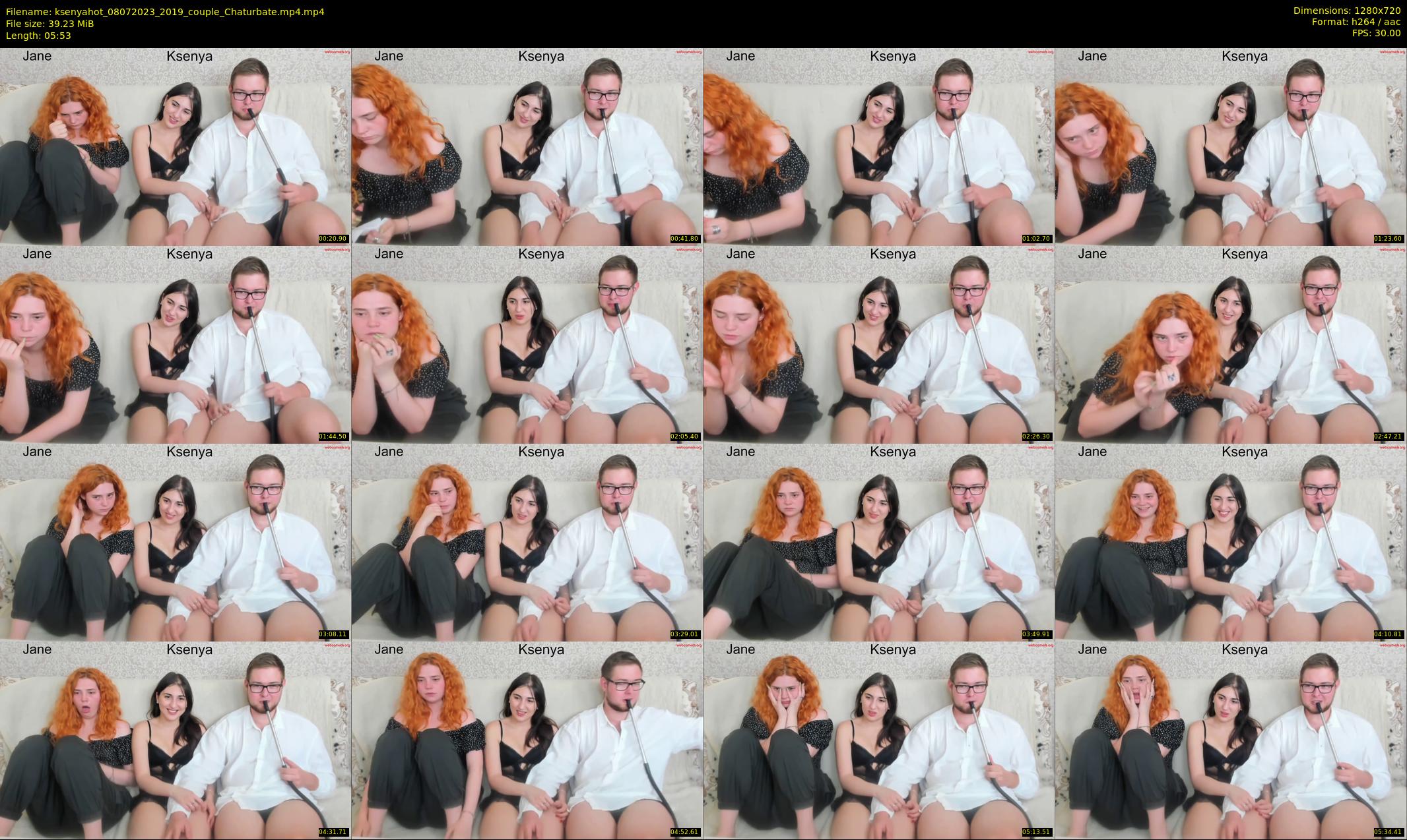 ksenyahot — 6 minute Chaturbate couple cam show recording, 720p, Jul 8, 2023