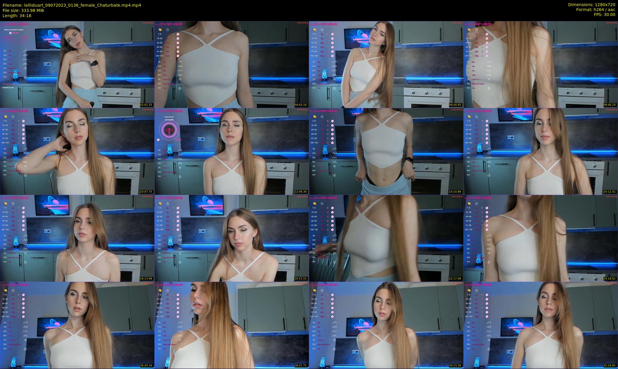 lallistuart — 35 minute Chaturbate female cam show recording, 720p, Jul 9, 2023