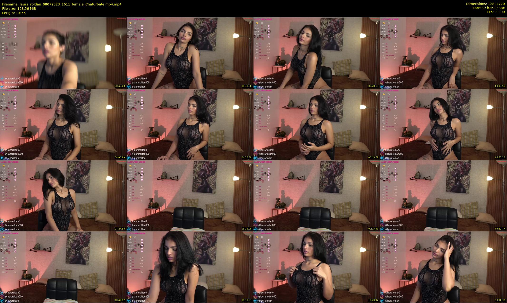laura_roldan — 14 minute Chaturbate female cam show recording, 720p, Jul 8, 2023