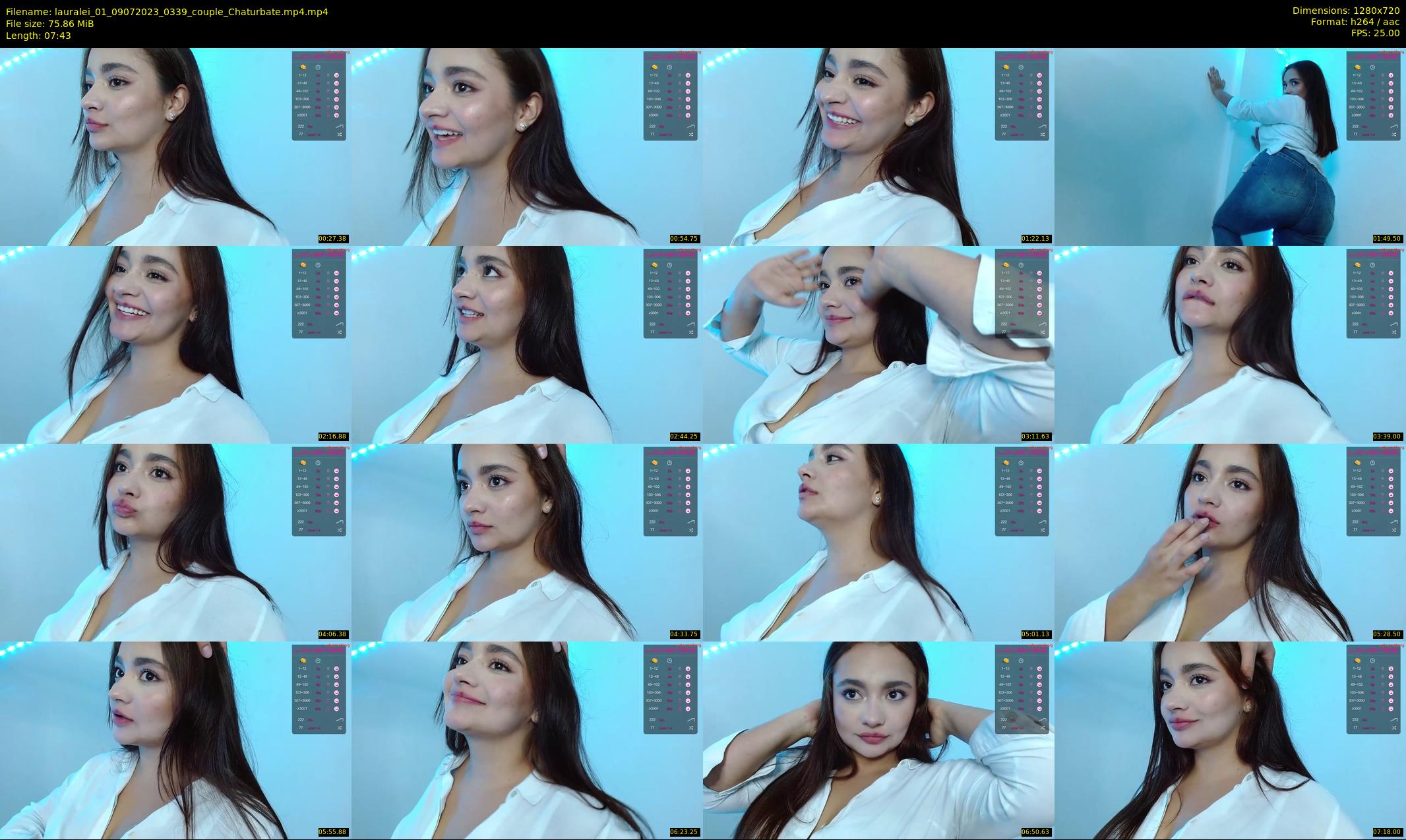 lauralei_01 — 8 minute Chaturbate couple cam show recording, 720p, Jul 9, 2023