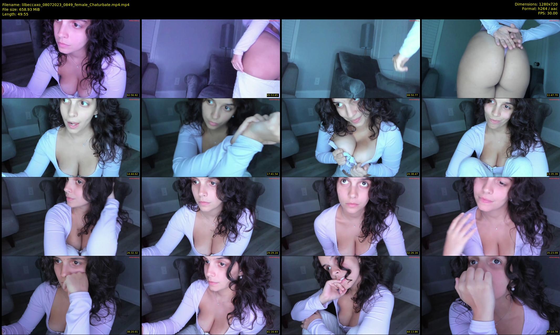 lilbeccaxo — 50 minute Chaturbate female cam show recording, 720p, Jul 8, 2023