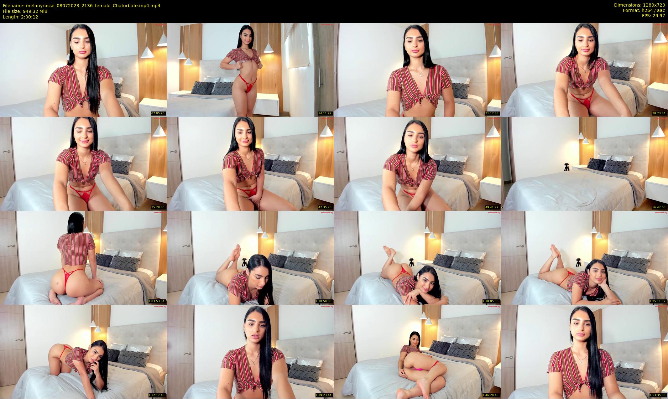 melanyrosse — 121 minute Chaturbate female cam show recording, 720p, Jul 8, 2023