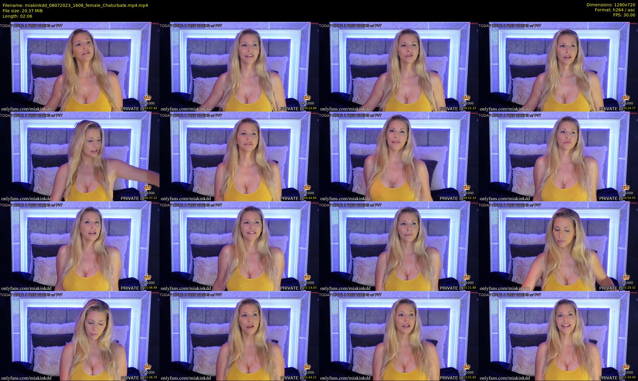 miakinkdd — 3 minute Chaturbate female cam show recording, 720p, Jul 8, 2023