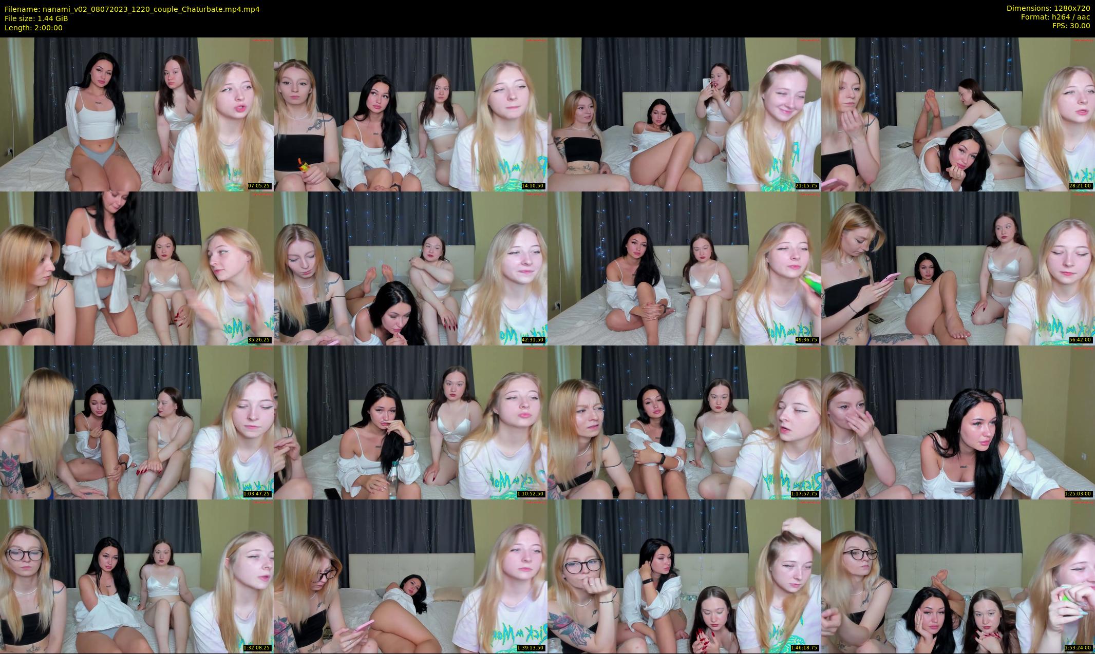 nanami_v02 — 120 minute Chaturbate couple cam show recording, 720p, Jul 8, 2023
