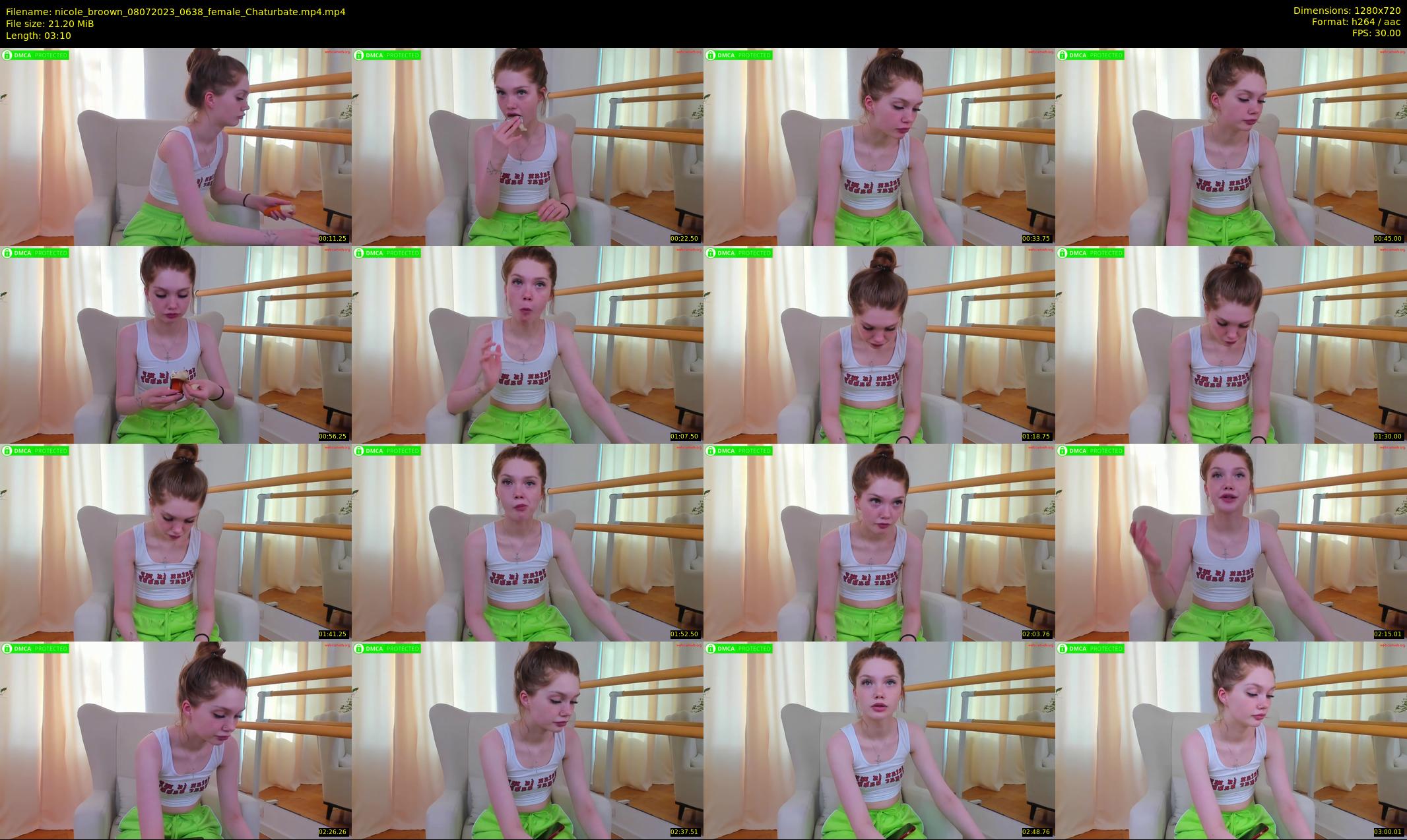 nicole_broown — 4 minute Chaturbate female cam show recording, 720p, Jul 8, 2023