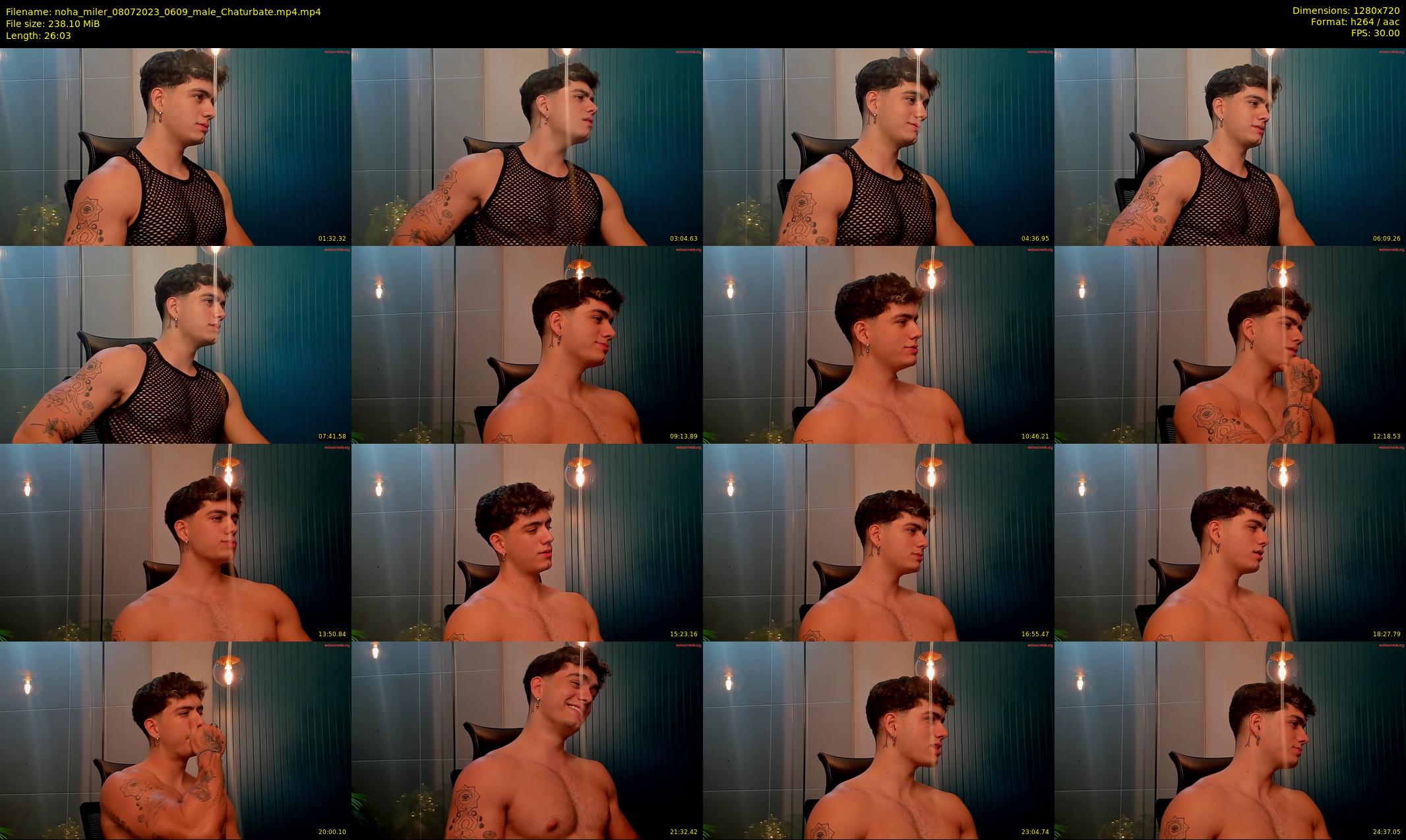 noha_miler — 27 minute Chaturbate male cam show recording, 720p, Jul 8, 2023