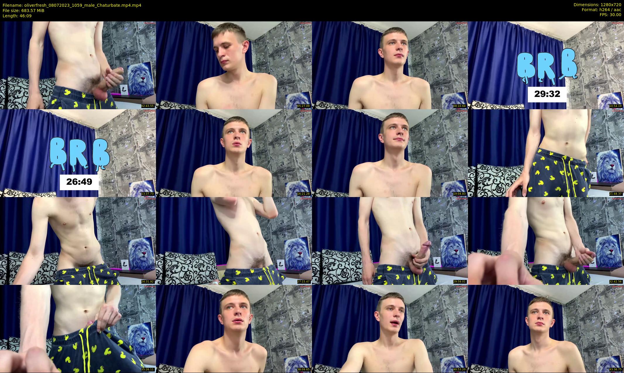 oliverfresh — 47 minute Chaturbate male cam show recording, 720p, Jul 8, 2023