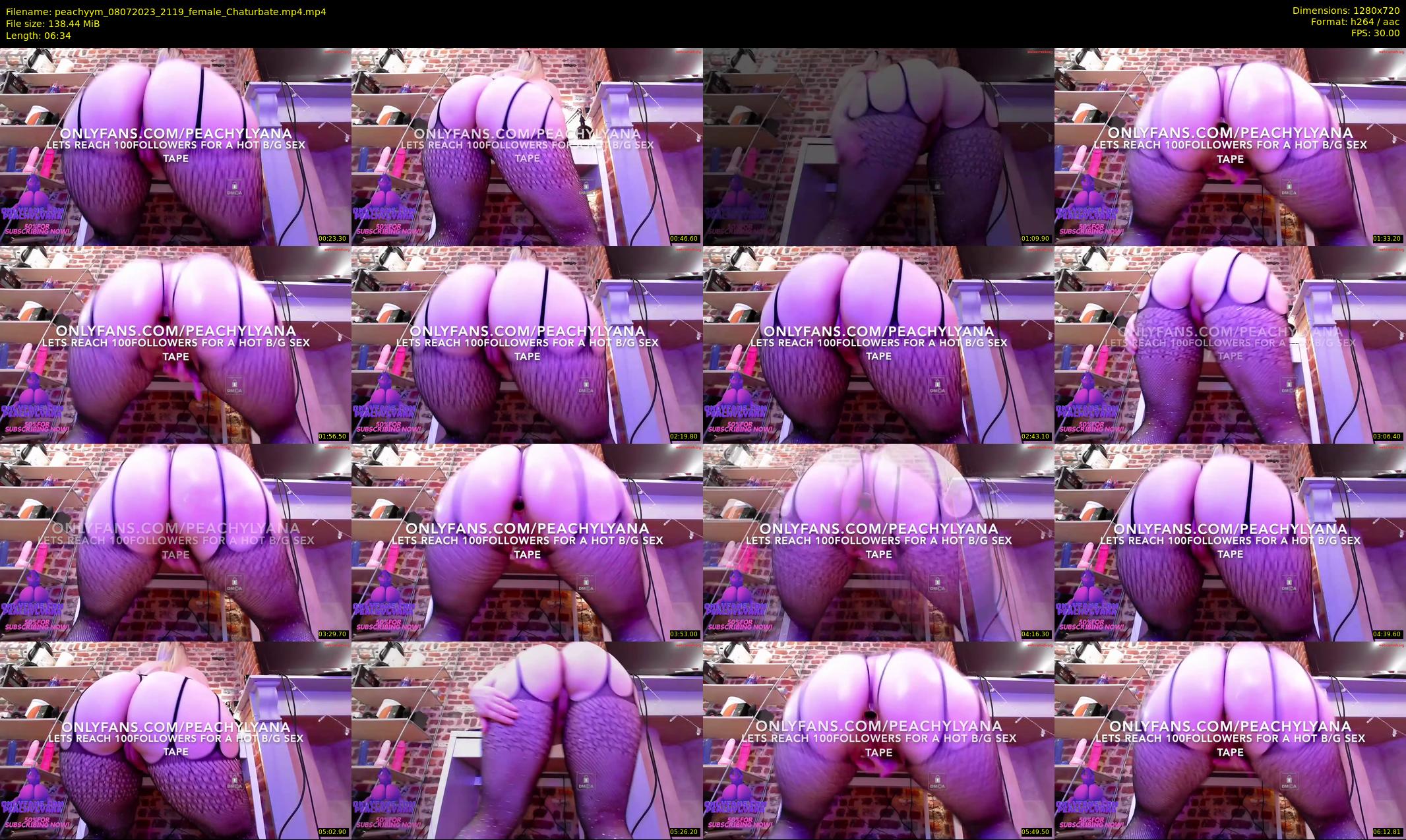 peachyym — 7 minute Chaturbate female cam show recording, 720p, Jul 8, 2023