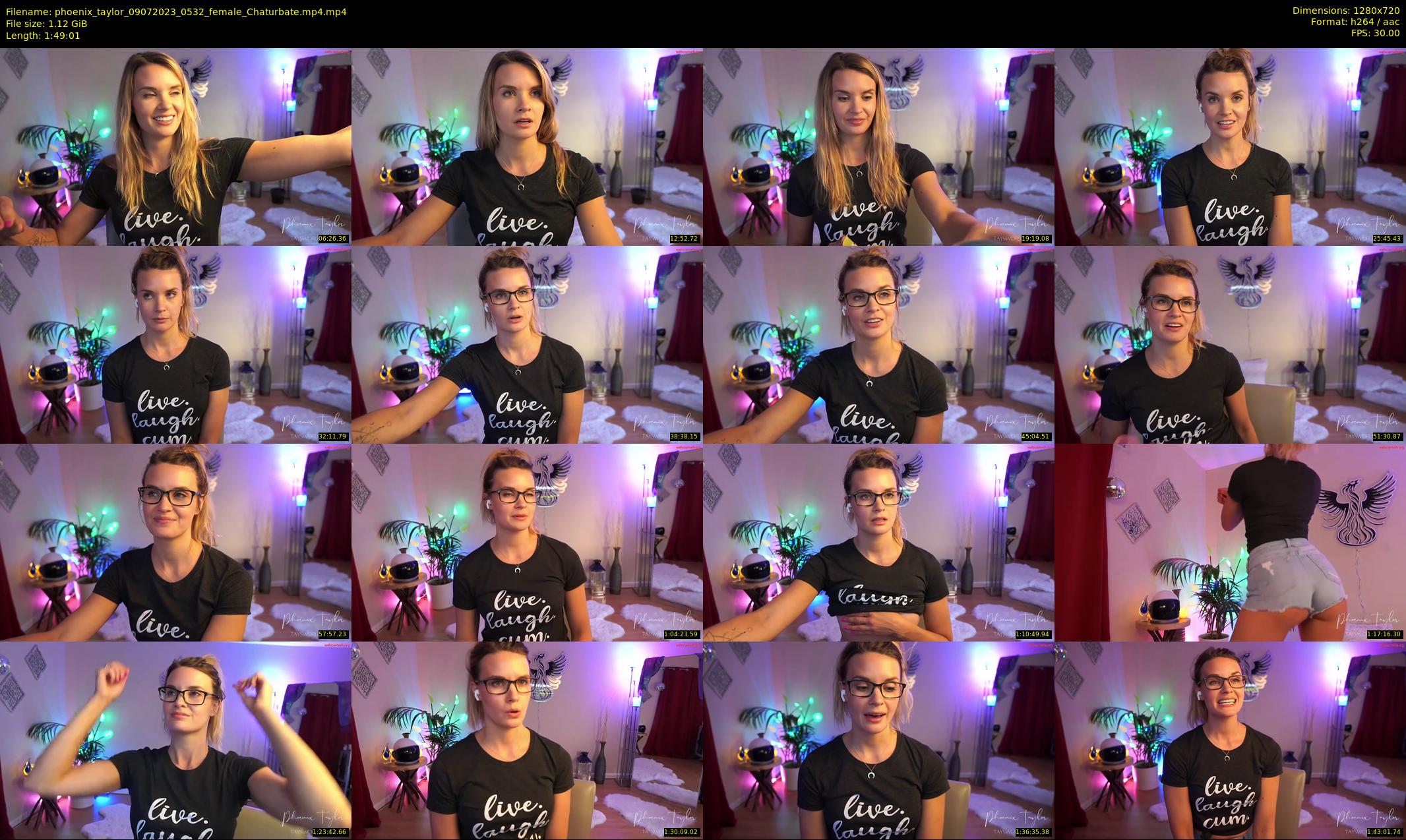 phoenix_taylor — 110 minute Chaturbate female cam show recording, 720p, Jul 9, 2023