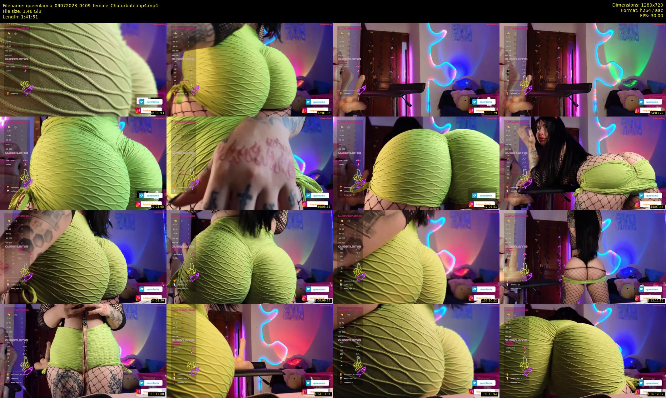 queenlamia — 102 minute Chaturbate female cam show recording, 720p, Jul 9, 2023