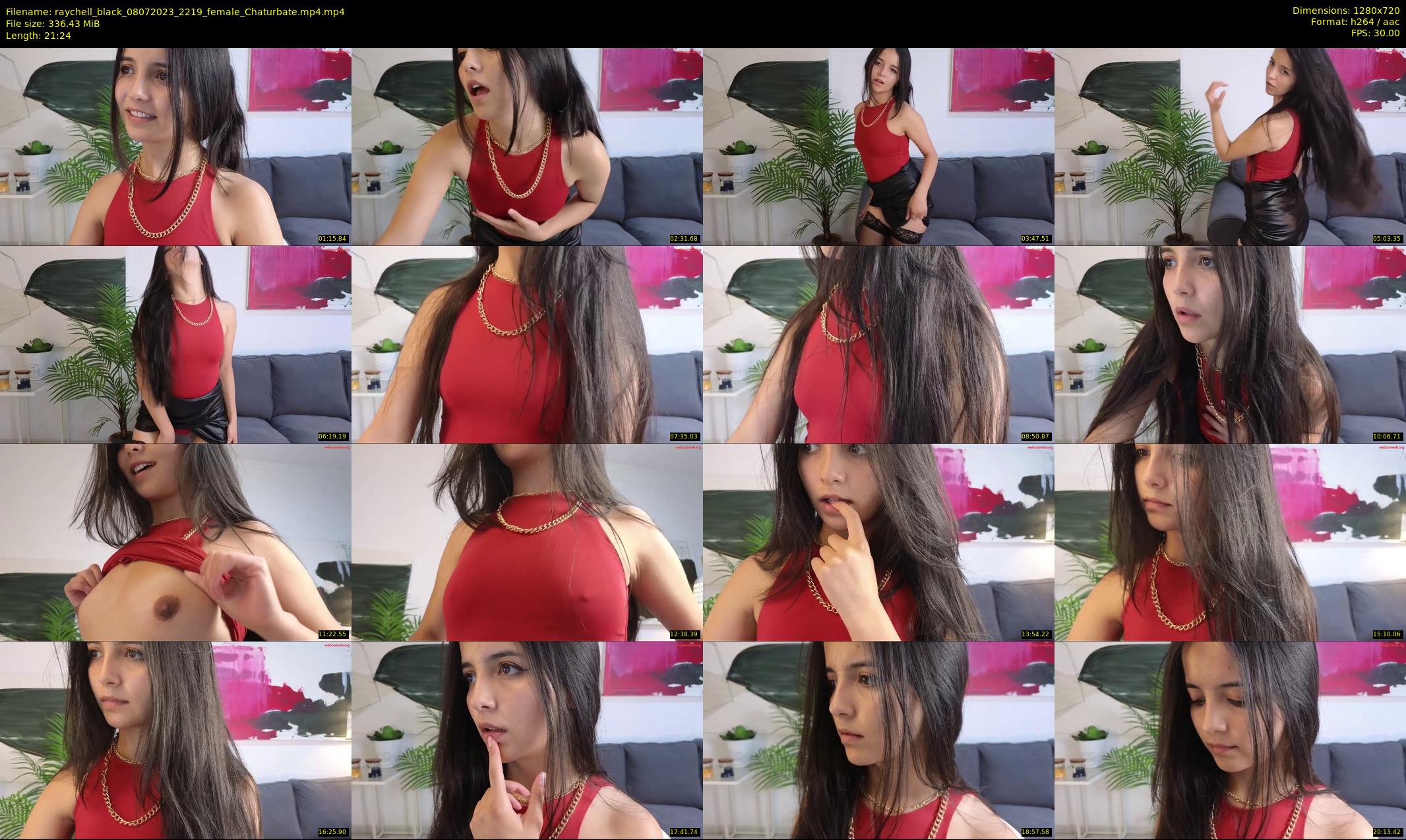 raychell_black — 22 minute Chaturbate female cam show recording, 720p, Jul 8, 2023