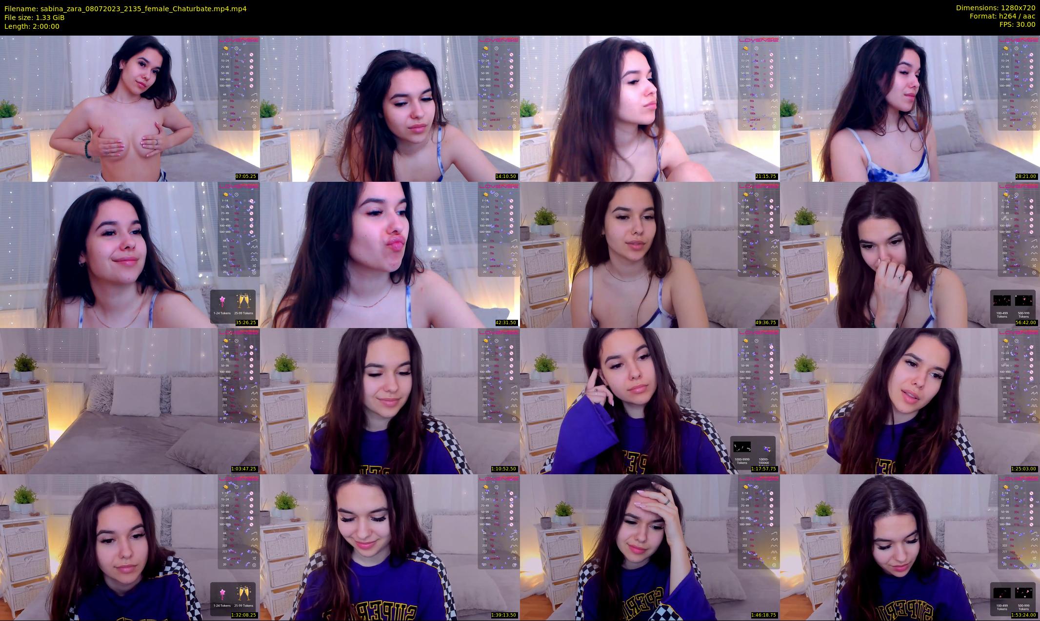 sabina_zara — 120 minute Chaturbate female cam show recording, 720p, Jul 8, 2023