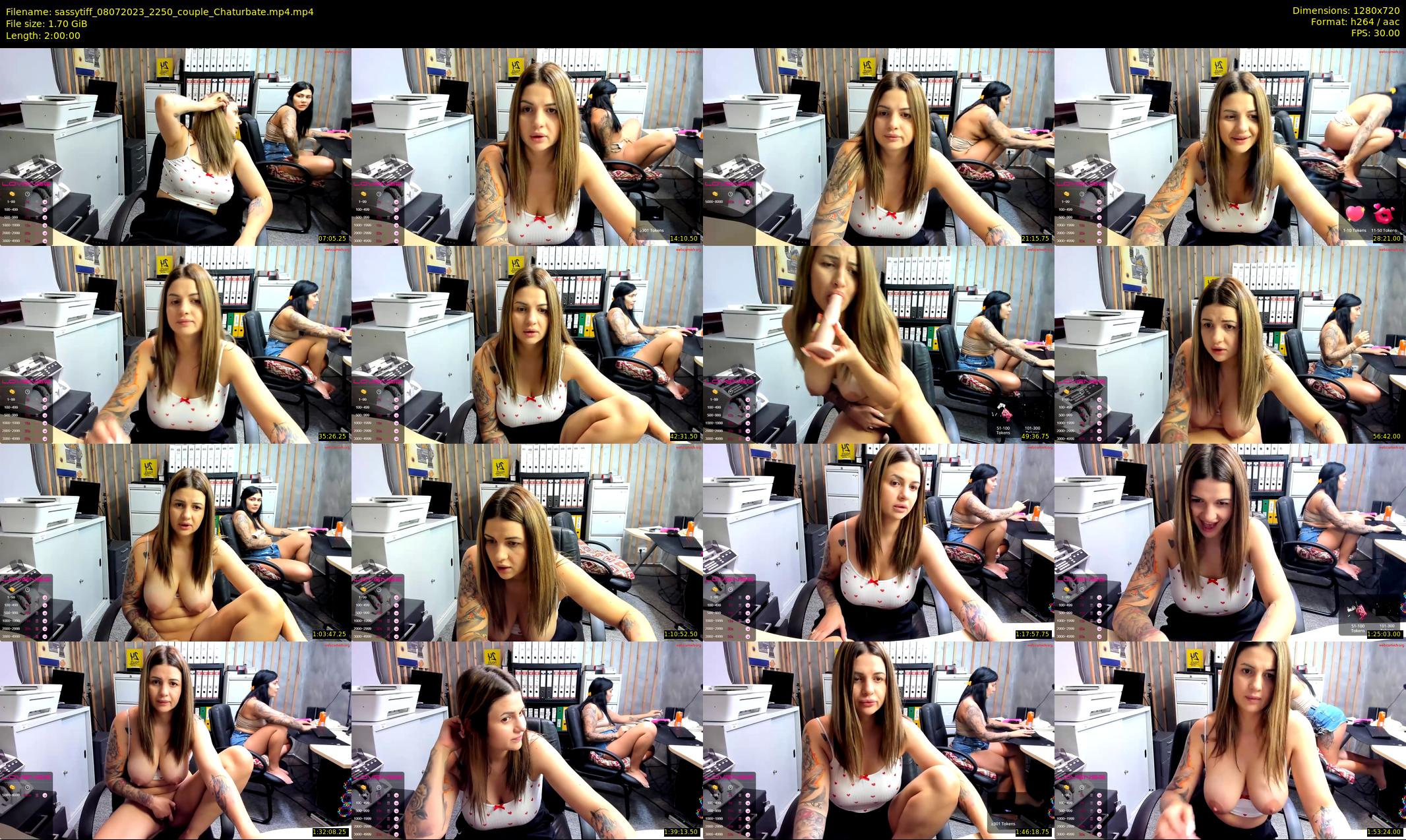 sassytiff — 120 minute Chaturbate couple cam show recording, 720p, Jul 8, 2023
