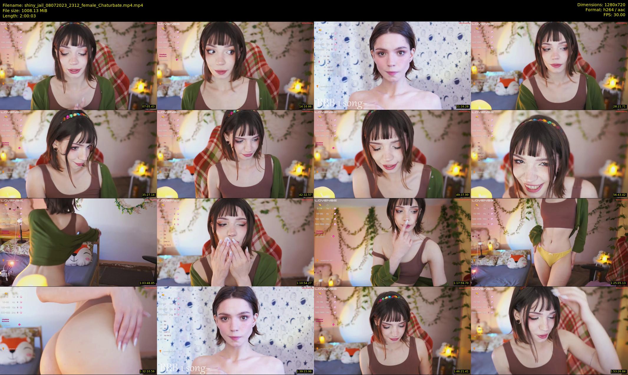 shiny_jail — 121 minute Chaturbate female cam show recording, 720p, Jul 8, 2023
